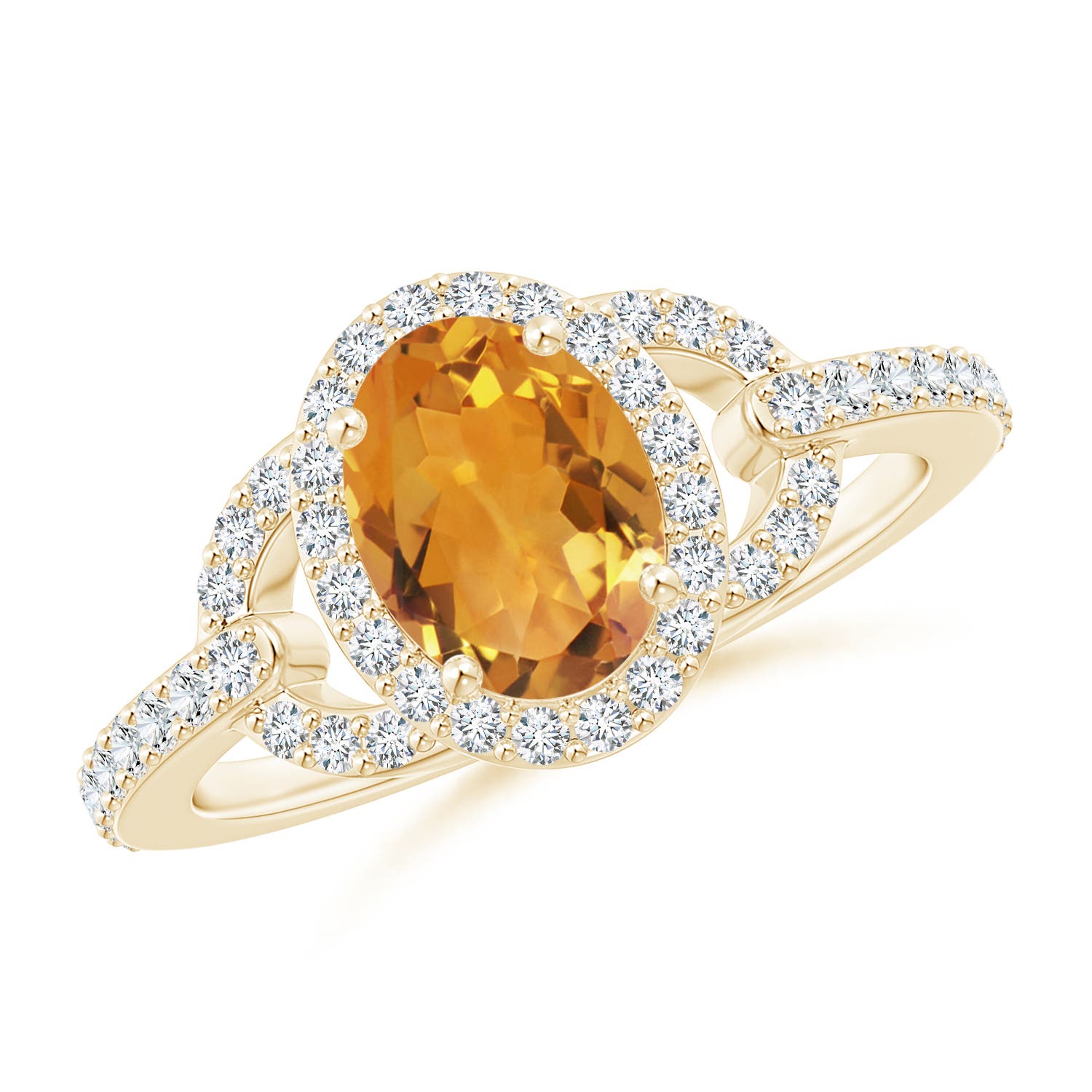 AA - Citrine / 1.47 CT / 14 KT Yellow Gold