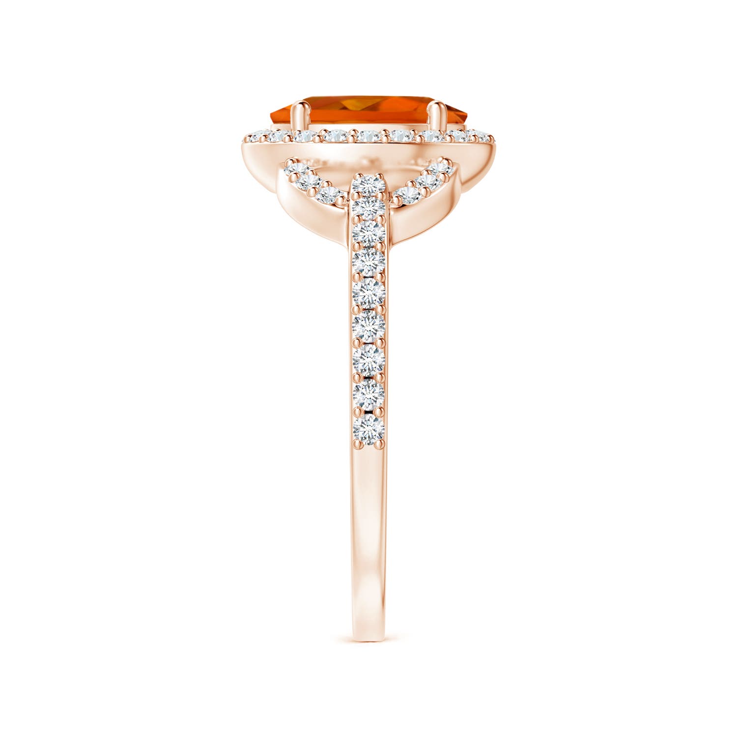 AAAA - Citrine / 1.47 CT / 14 KT Rose Gold