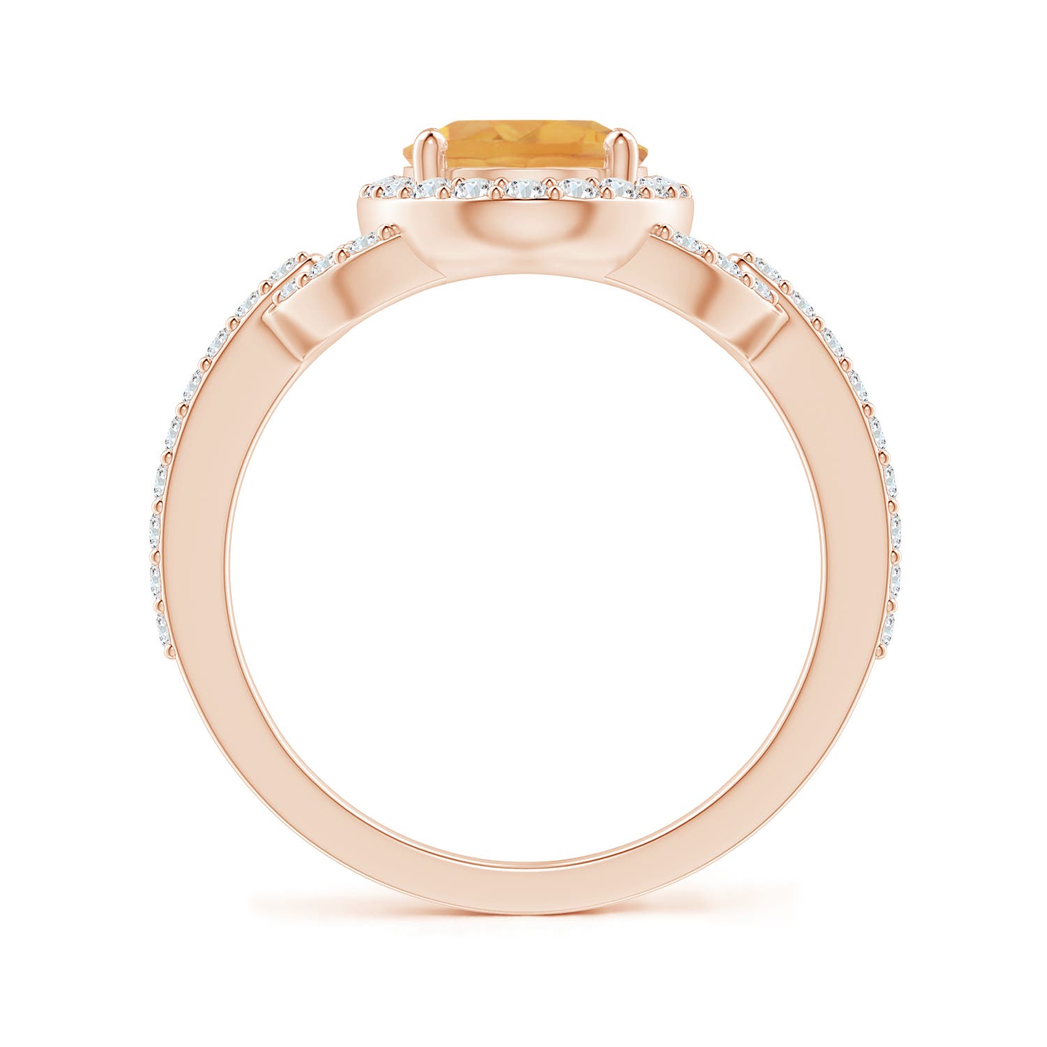 A - Citrine / 2.14 CT / 14 KT Rose Gold