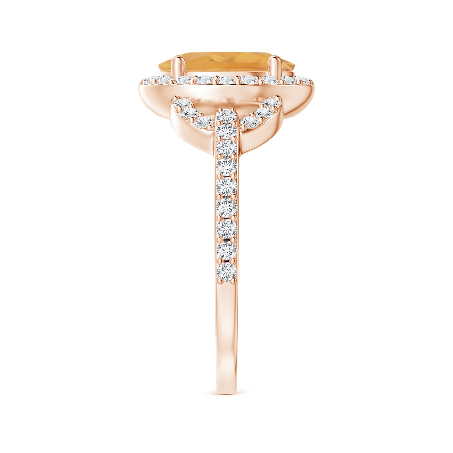 A - Citrine / 2.14 CT / 14 KT Rose Gold