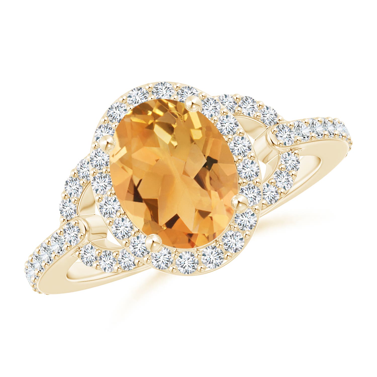 A - Citrine / 2.14 CT / 14 KT Yellow Gold