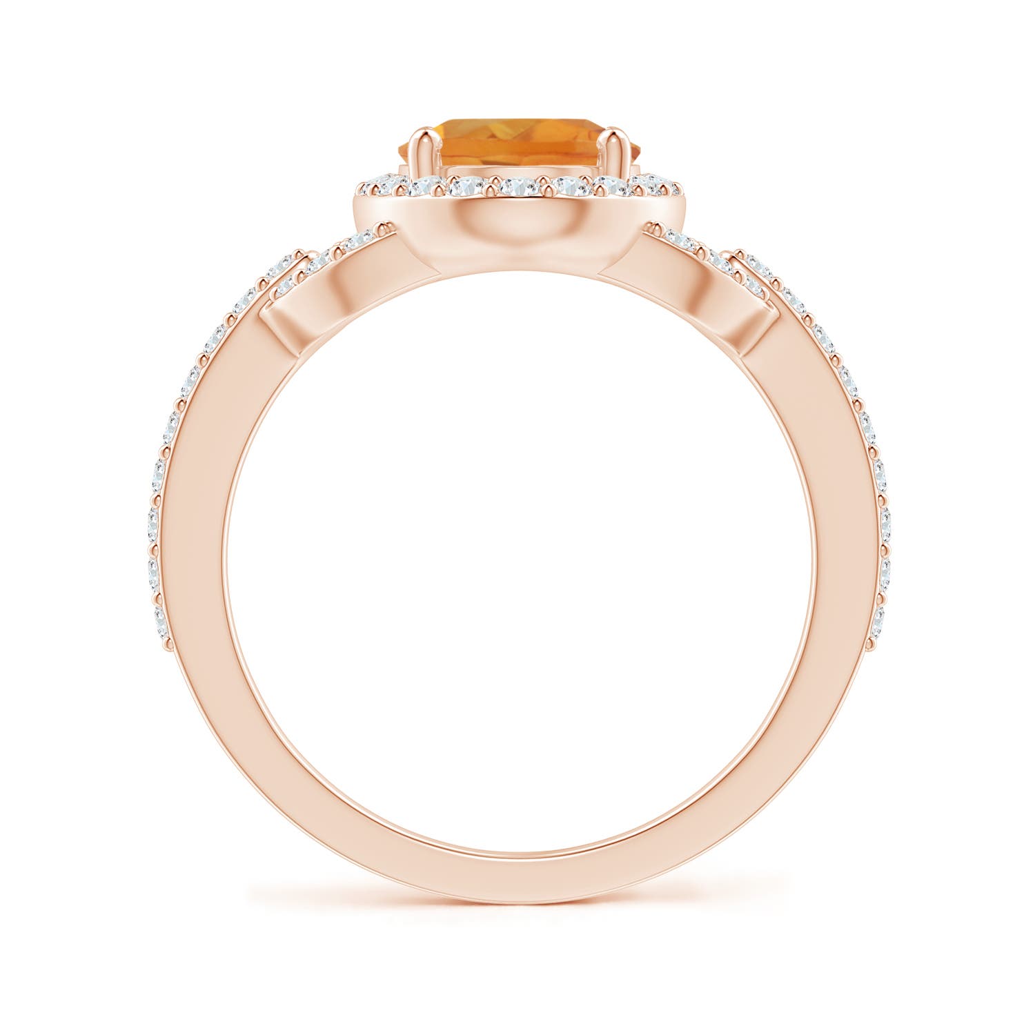 AA - Citrine / 2.14 CT / 14 KT Rose Gold