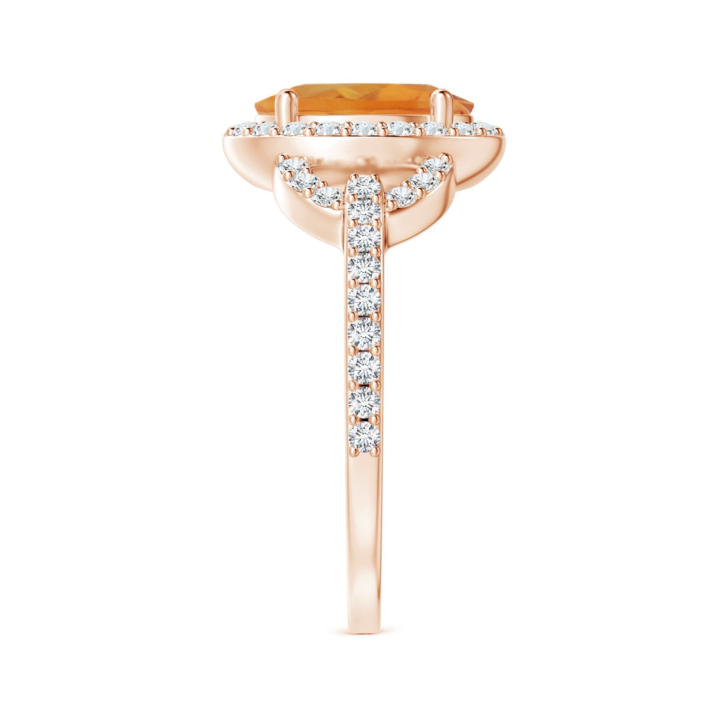 AA - Citrine / 2.14 CT / 14 KT Rose Gold