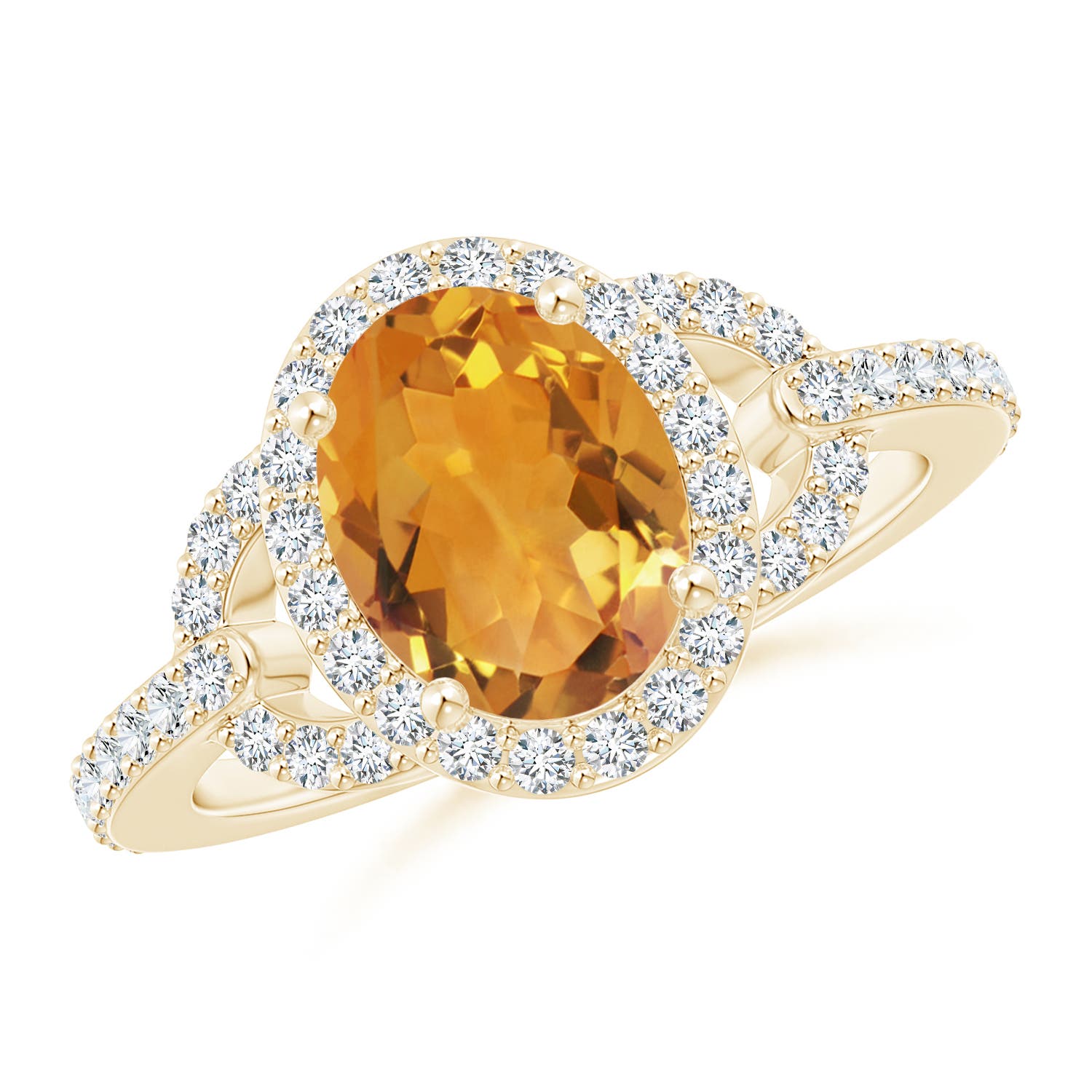 AA - Citrine / 2.14 CT / 14 KT Yellow Gold