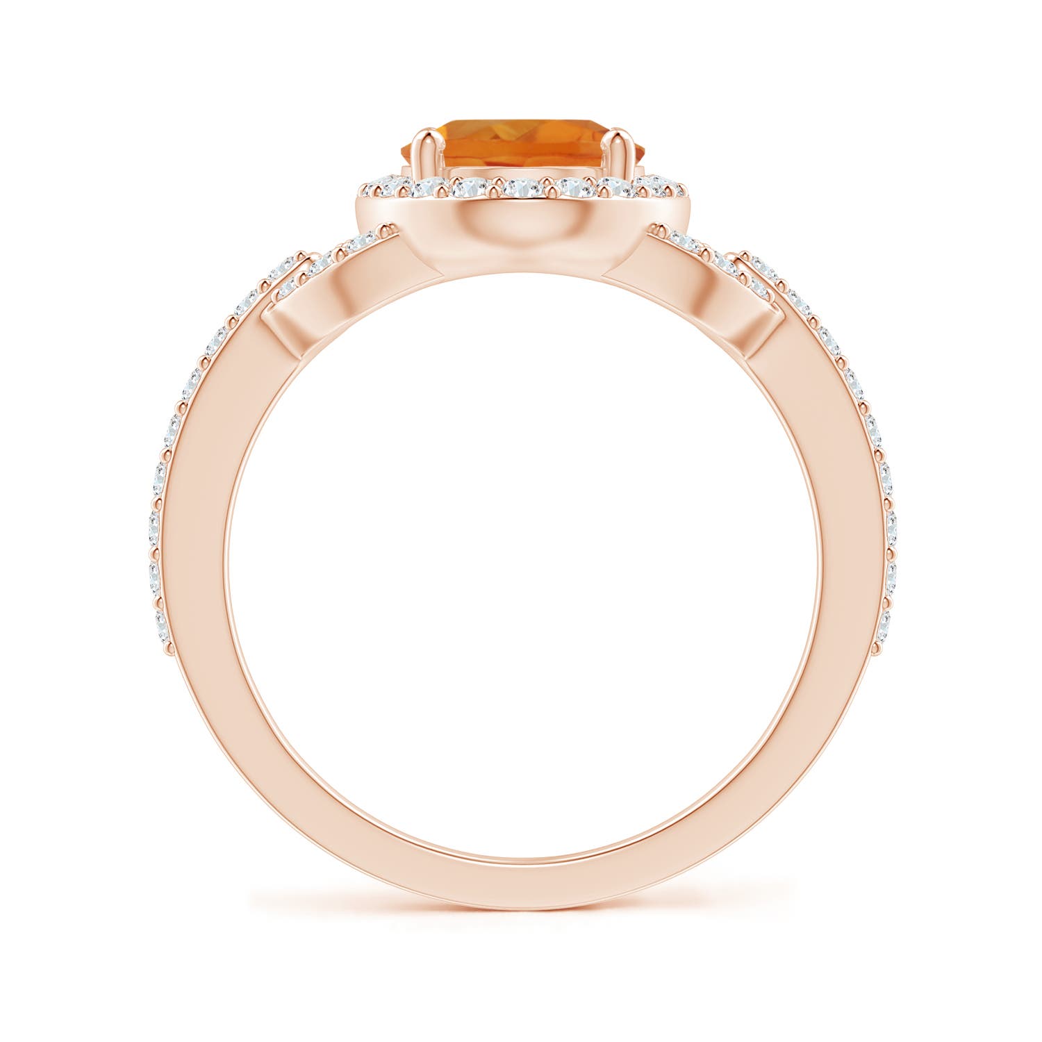 AAA - Citrine / 2.14 CT / 14 KT Rose Gold