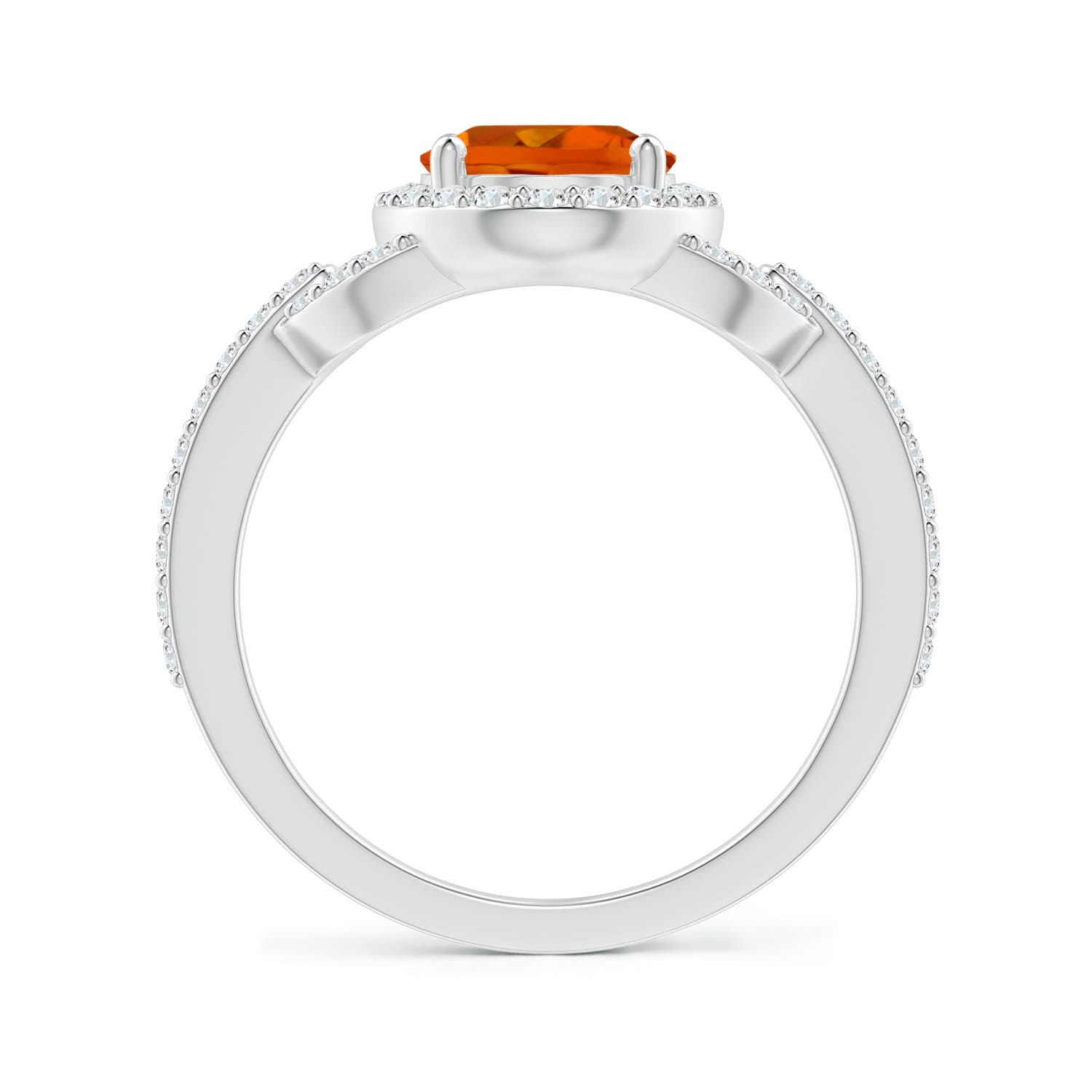 AAAA - Citrine / 2.14 CT / 14 KT White Gold