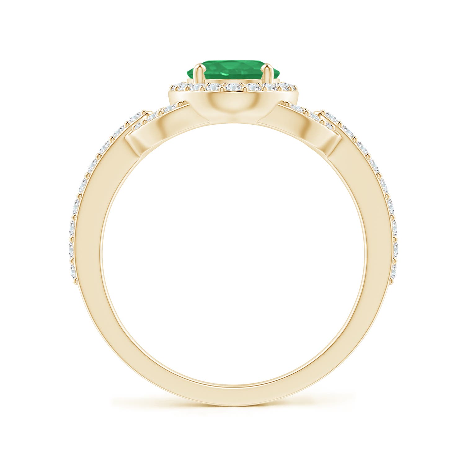 A - Emerald / 1.47 CT / 14 KT Yellow Gold