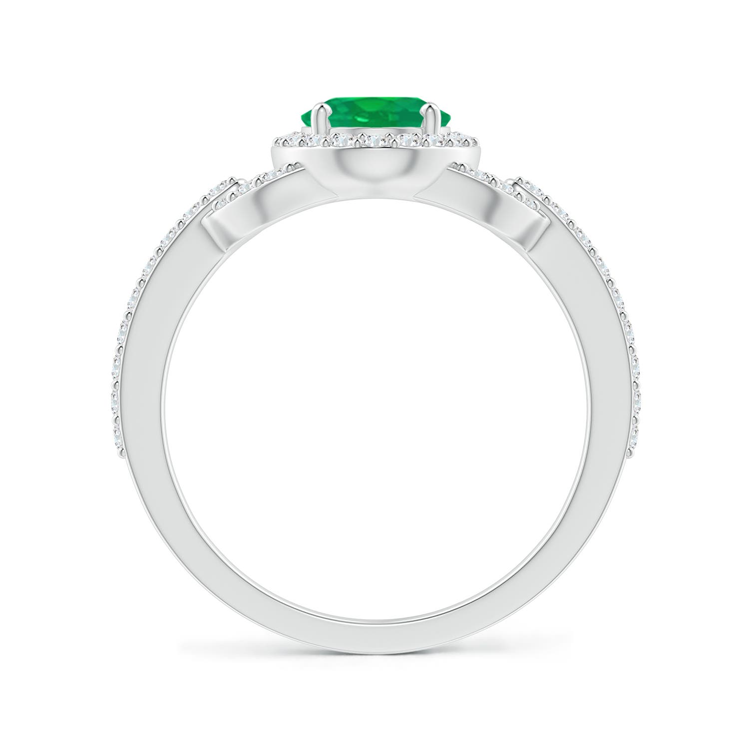 AA - Emerald / 1.47 CT / 14 KT White Gold