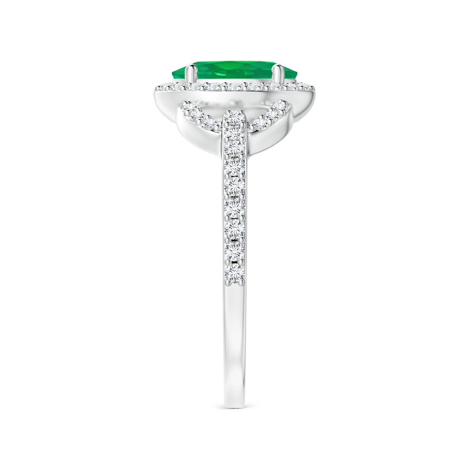 AA - Emerald / 1.47 CT / 14 KT White Gold