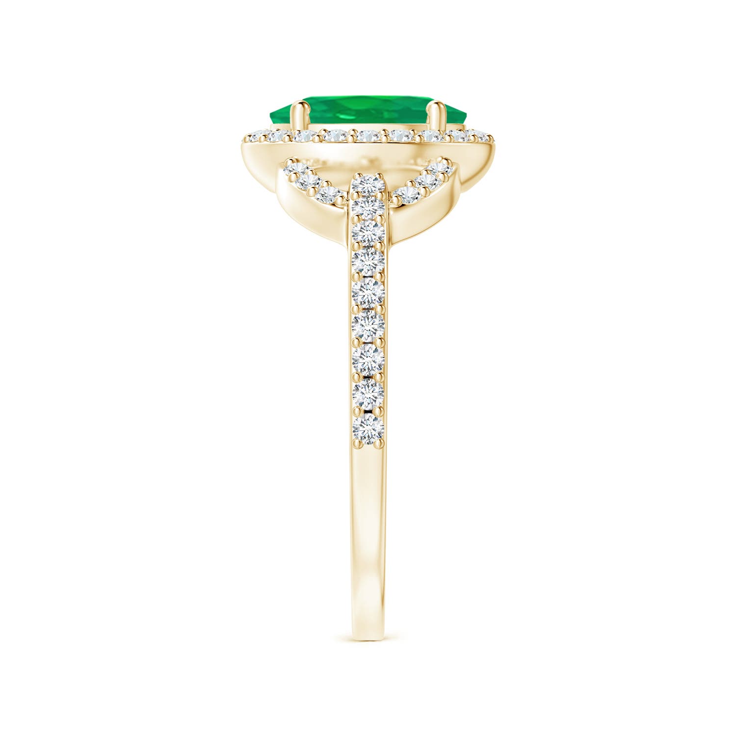 AA - Emerald / 1.47 CT / 14 KT Yellow Gold