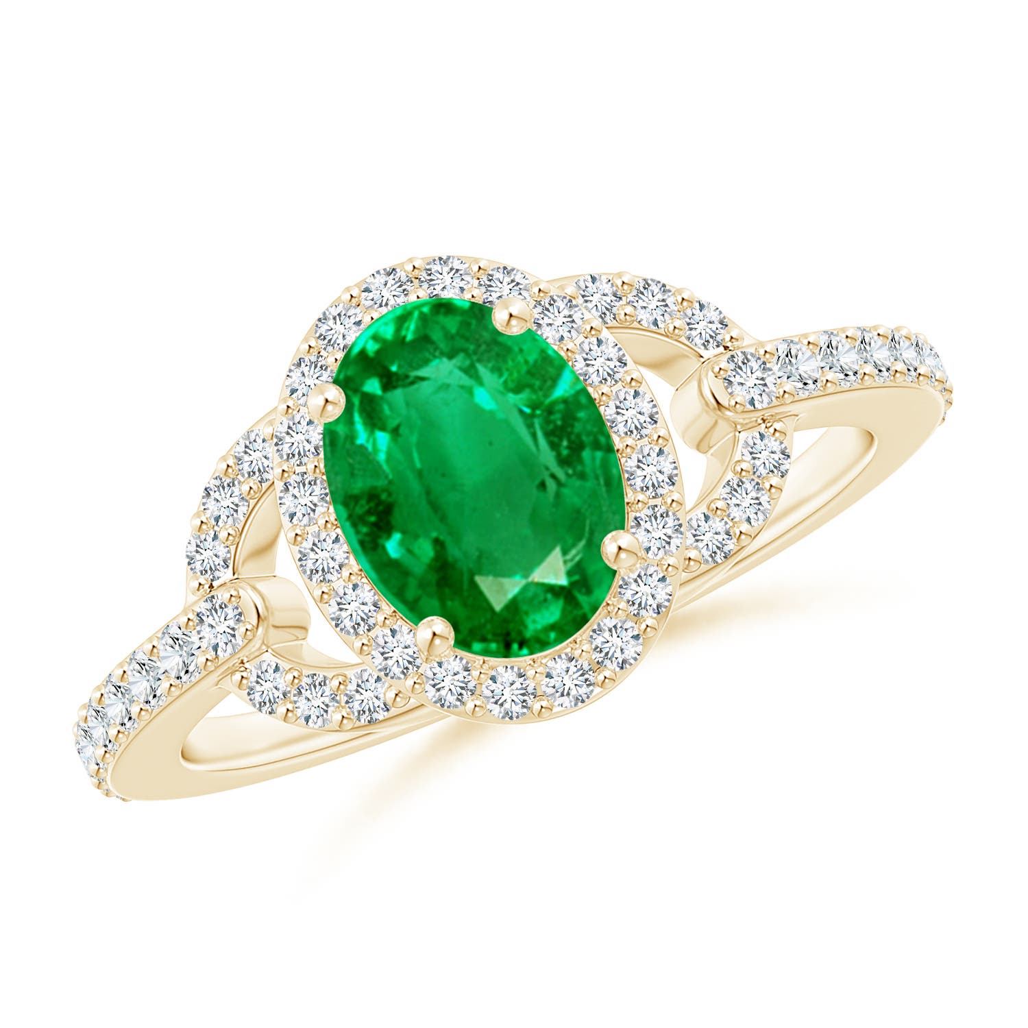 AAA - Emerald / 1.47 CT / 14 KT Yellow Gold