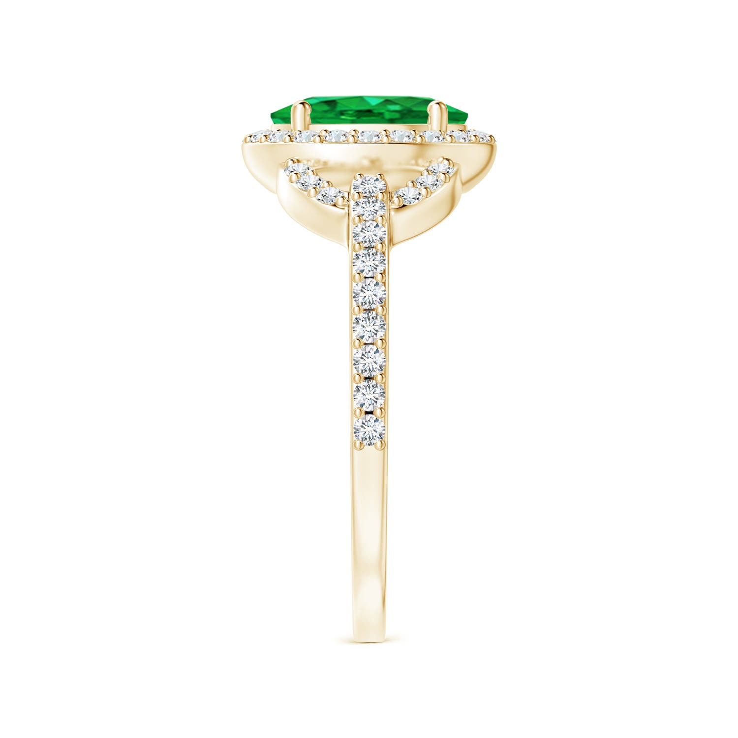 AAA - Emerald / 1.47 CT / 14 KT Yellow Gold