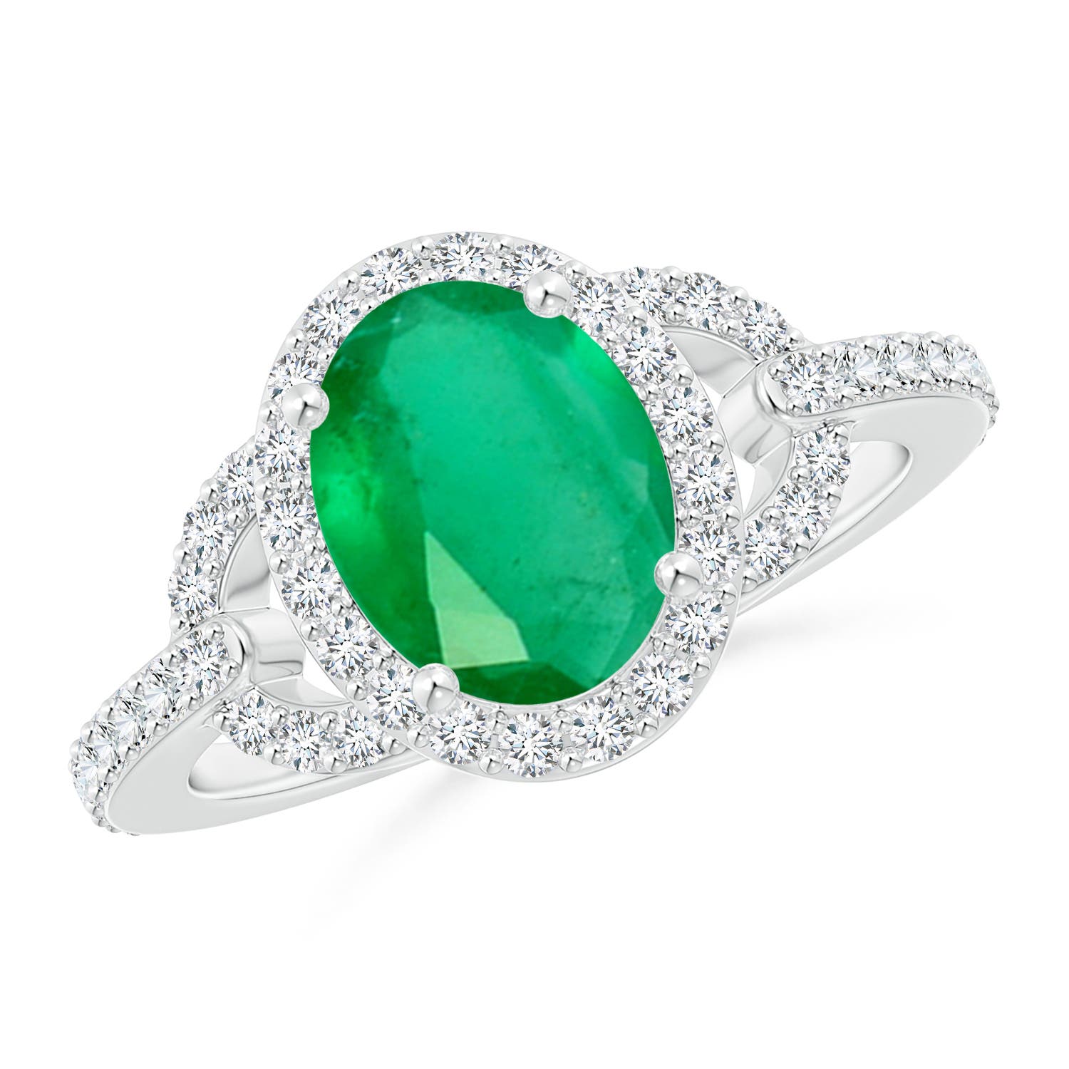 A - Emerald / 1.99 CT / 14 KT White Gold