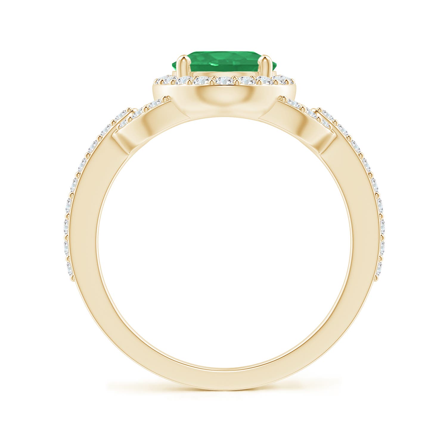 A - Emerald / 1.99 CT / 14 KT Yellow Gold