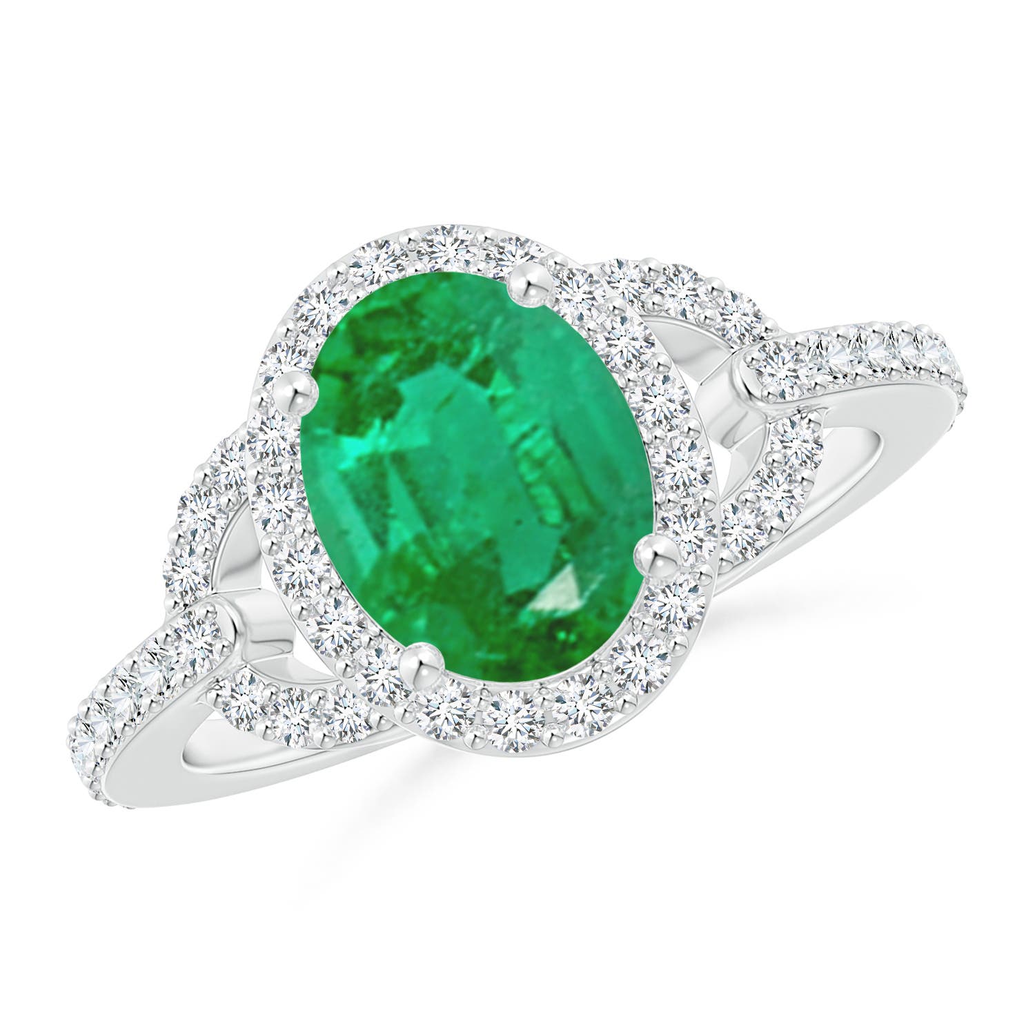 AA - Emerald / 1.99 CT / 14 KT White Gold