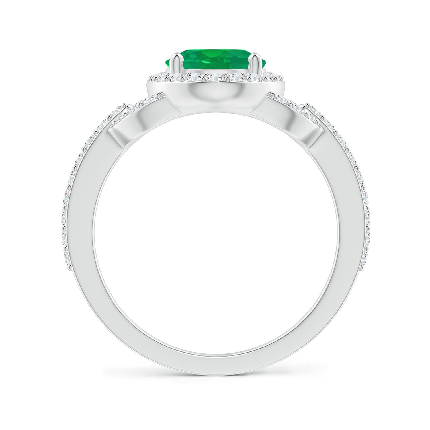 AA - Emerald / 1.99 CT / 14 KT White Gold