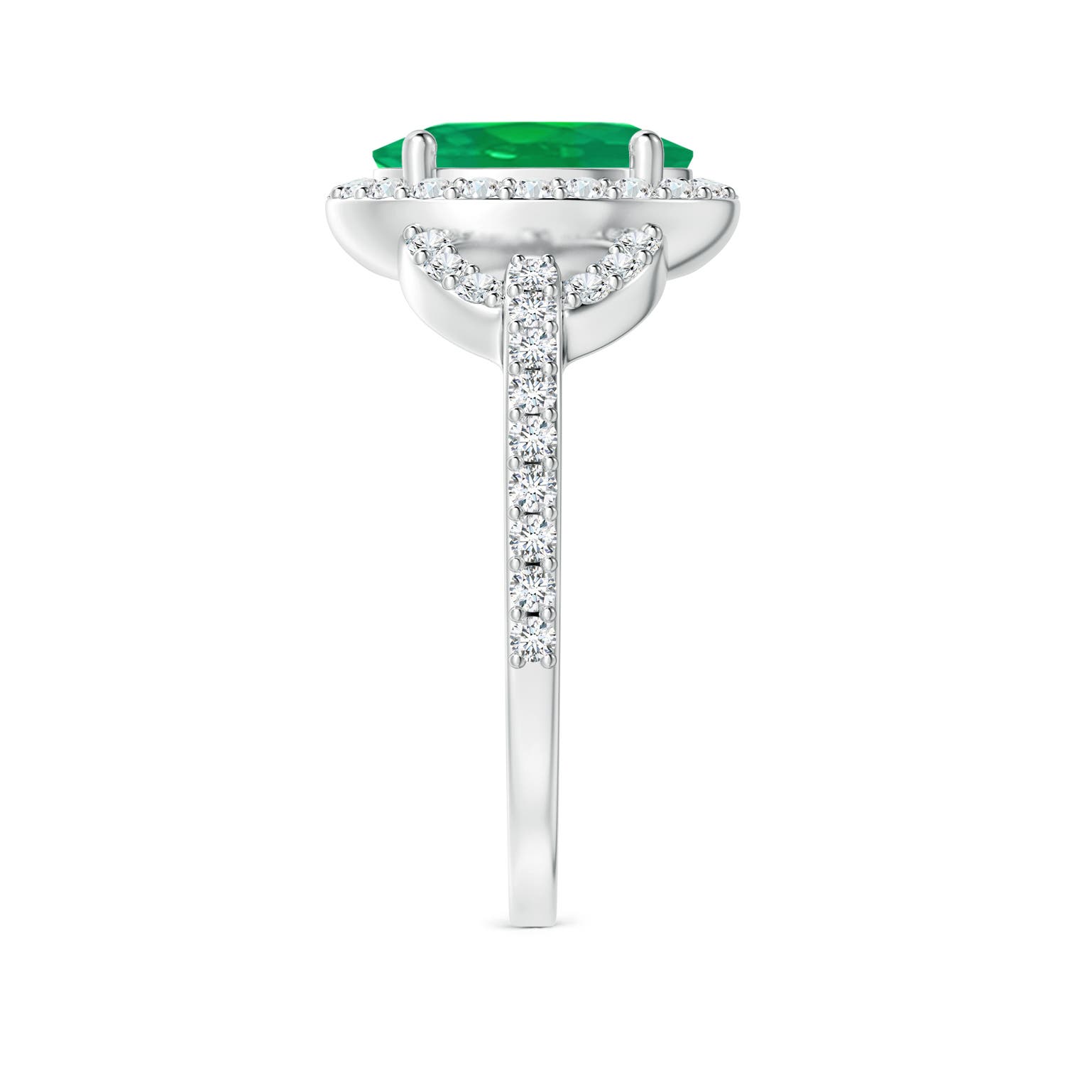 AA - Emerald / 1.99 CT / 14 KT White Gold