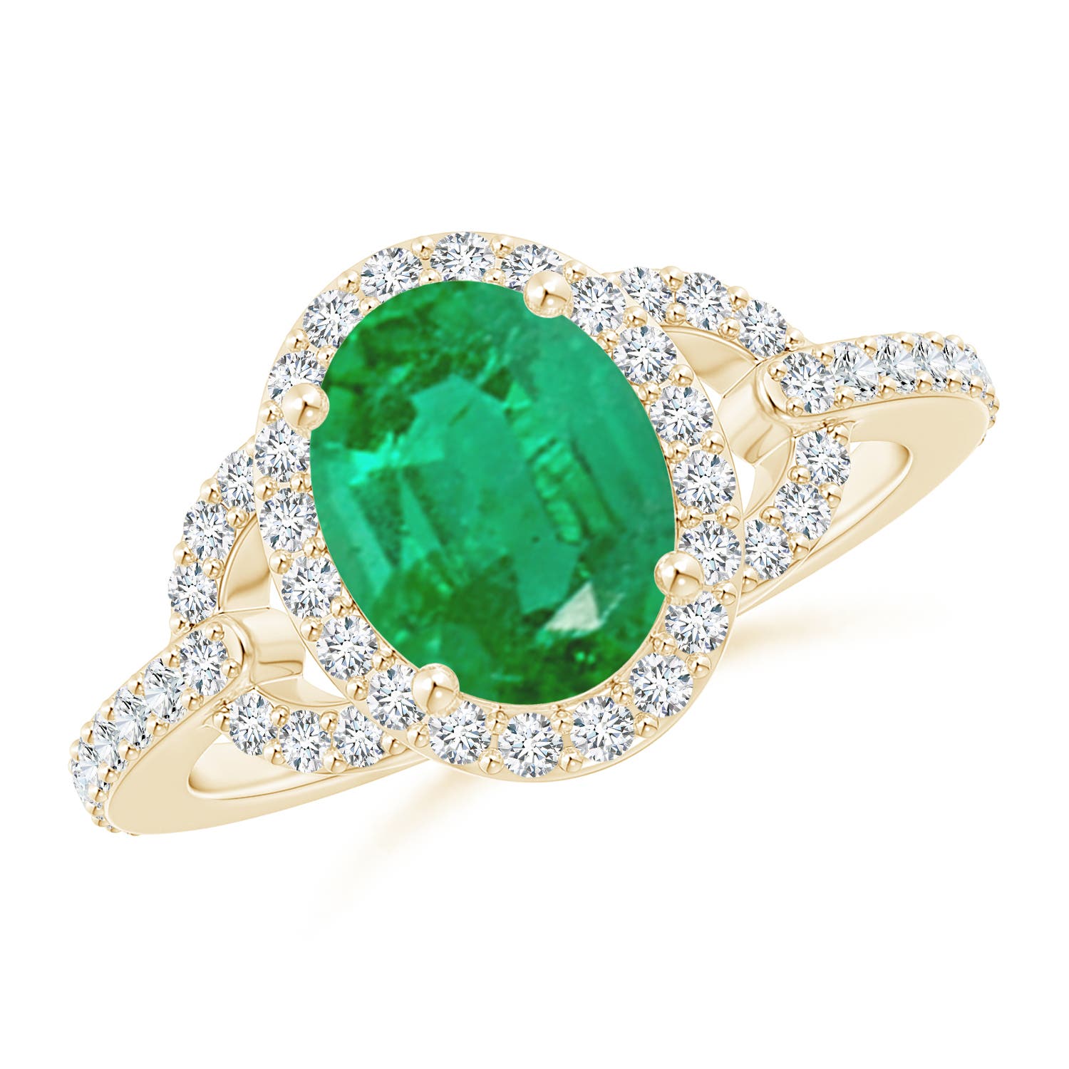 AA - Emerald / 1.99 CT / 14 KT Yellow Gold