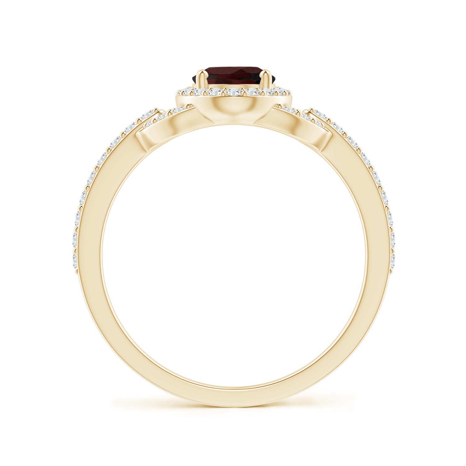 A - Garnet / 1.24 CT / 14 KT Yellow Gold