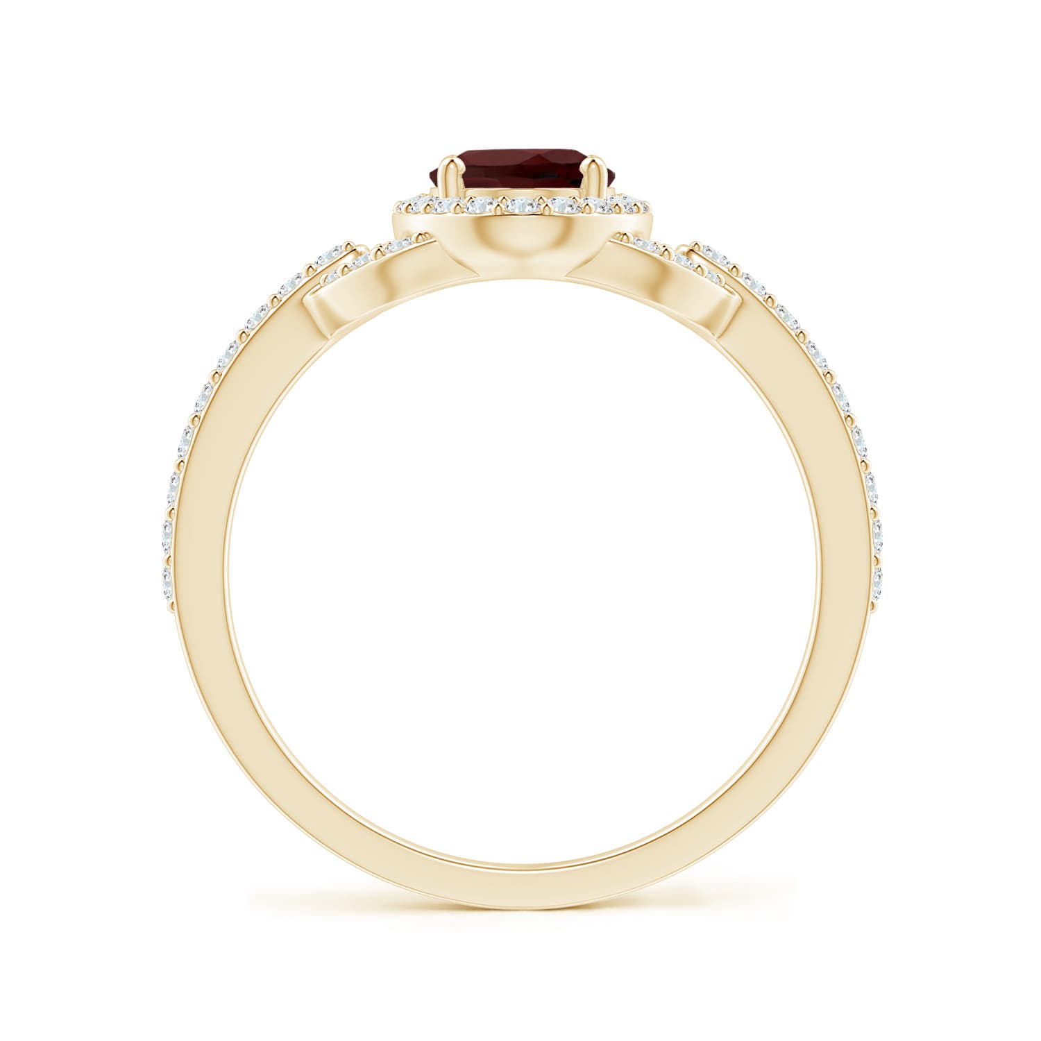 AA - Garnet / 1.24 CT / 14 KT Yellow Gold