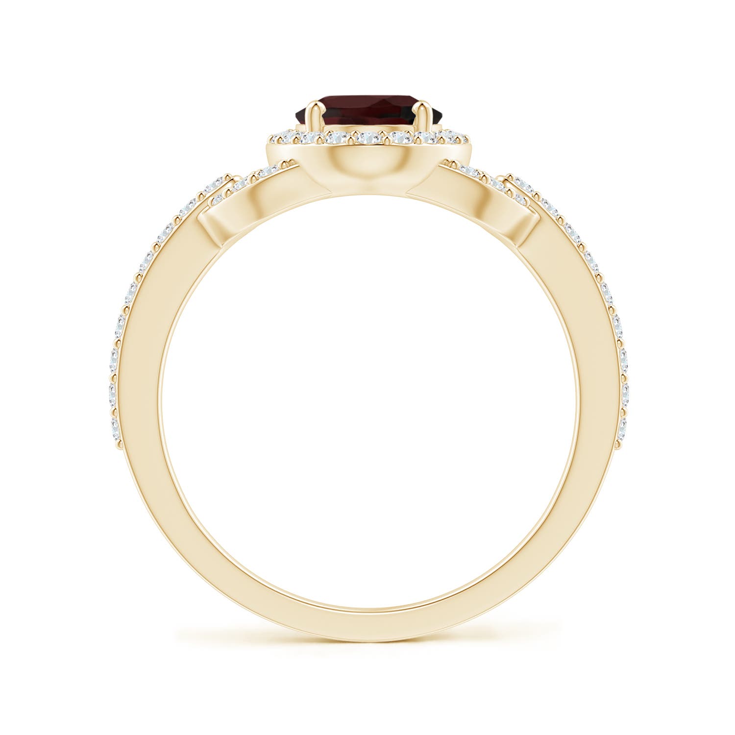 A - Garnet / 1.82 CT / 14 KT Yellow Gold