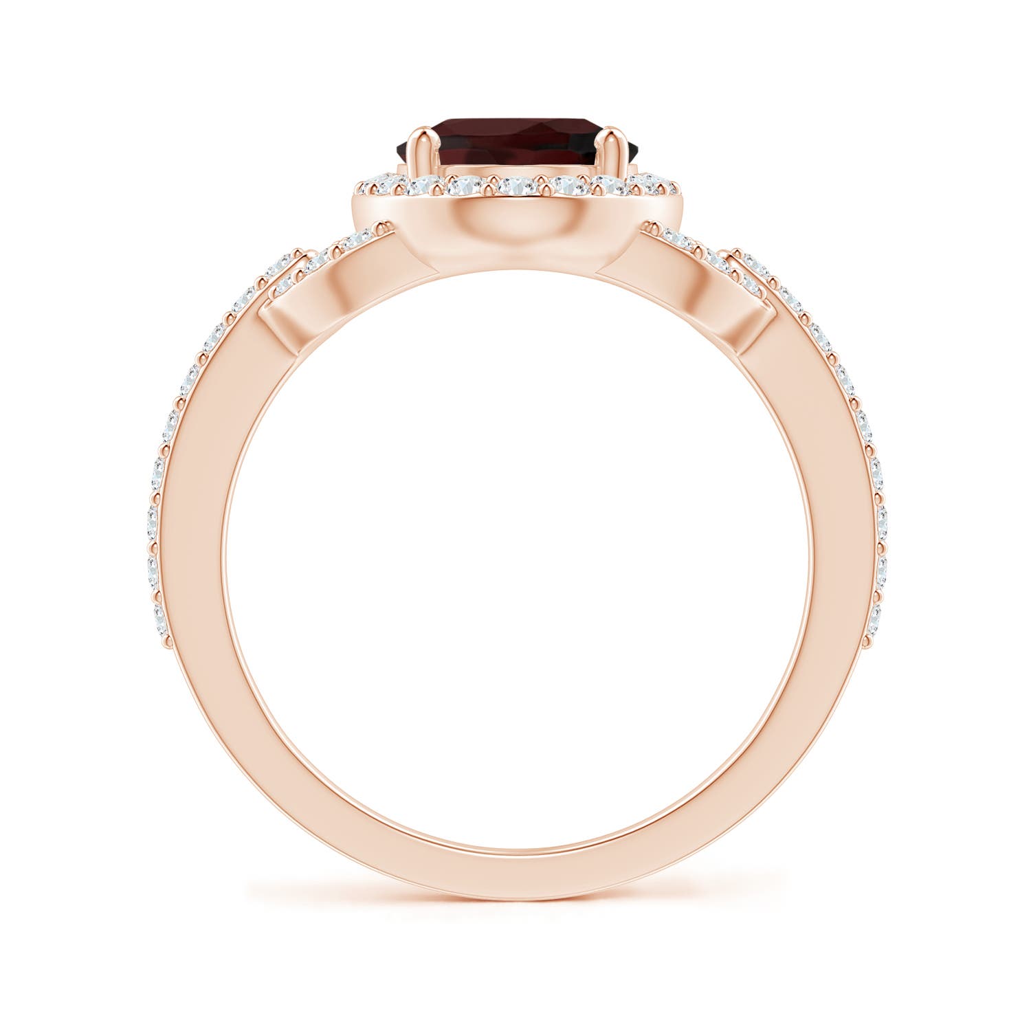 A - Garnet / 2.49 CT / 14 KT Rose Gold