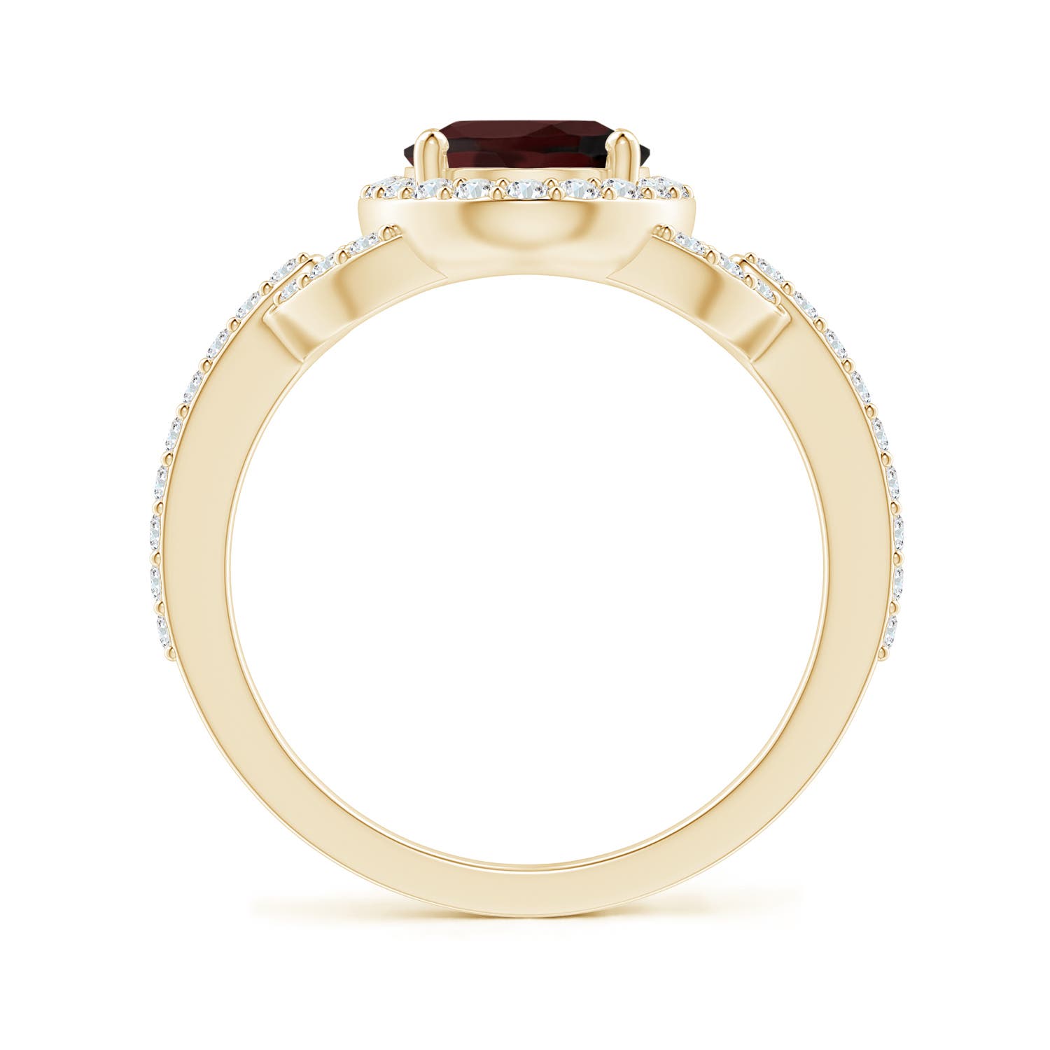 A - Garnet / 2.49 CT / 14 KT Yellow Gold