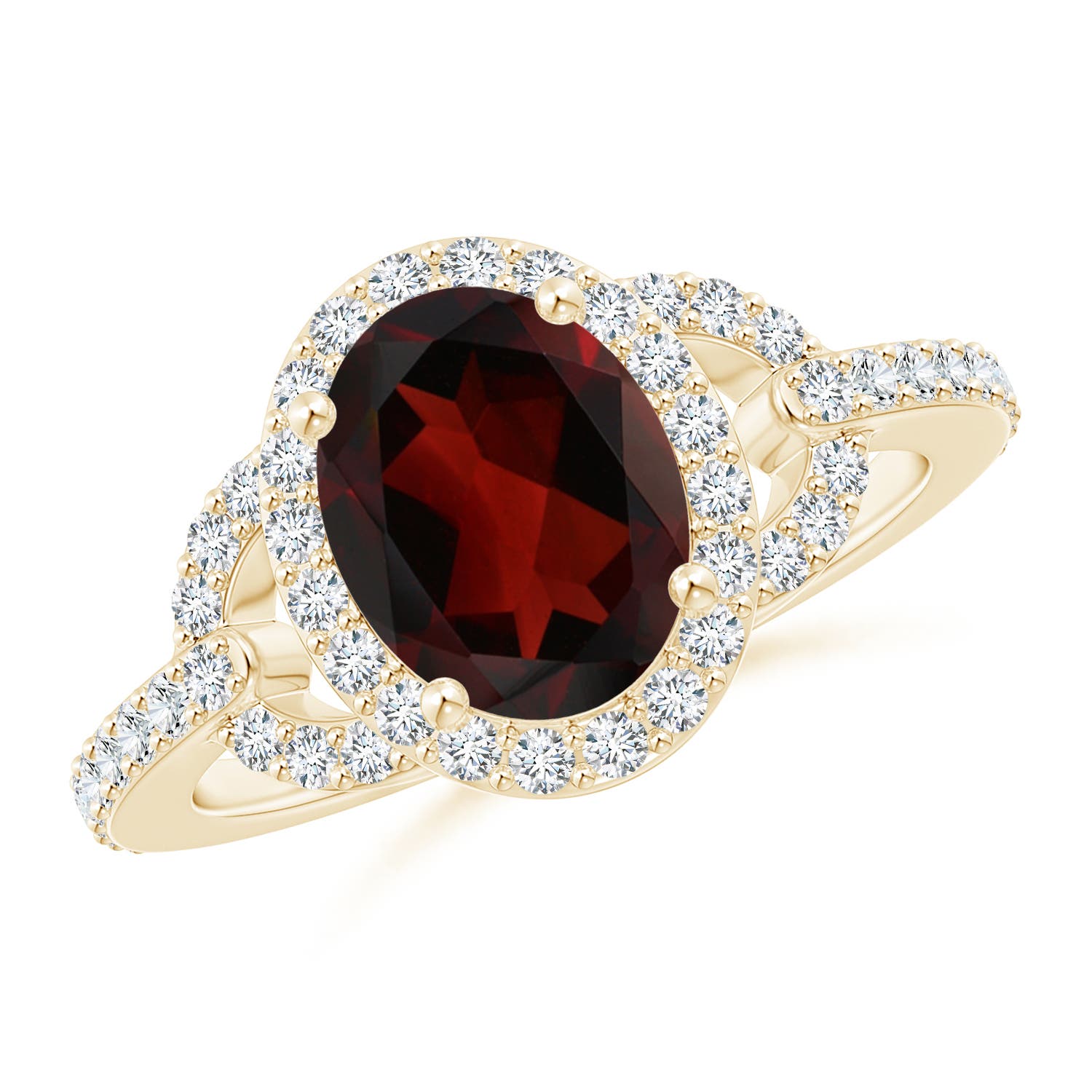 AA - Garnet / 2.49 CT / 14 KT Yellow Gold