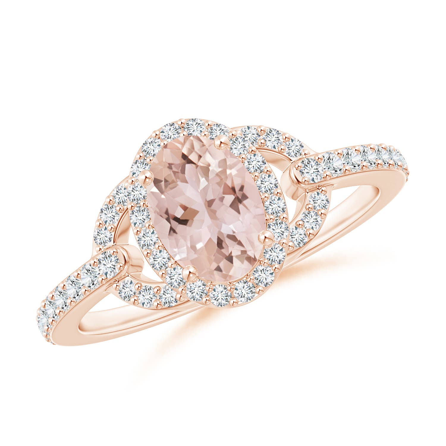 AAA - Morganite / 1.04 CT / 14 KT Rose Gold