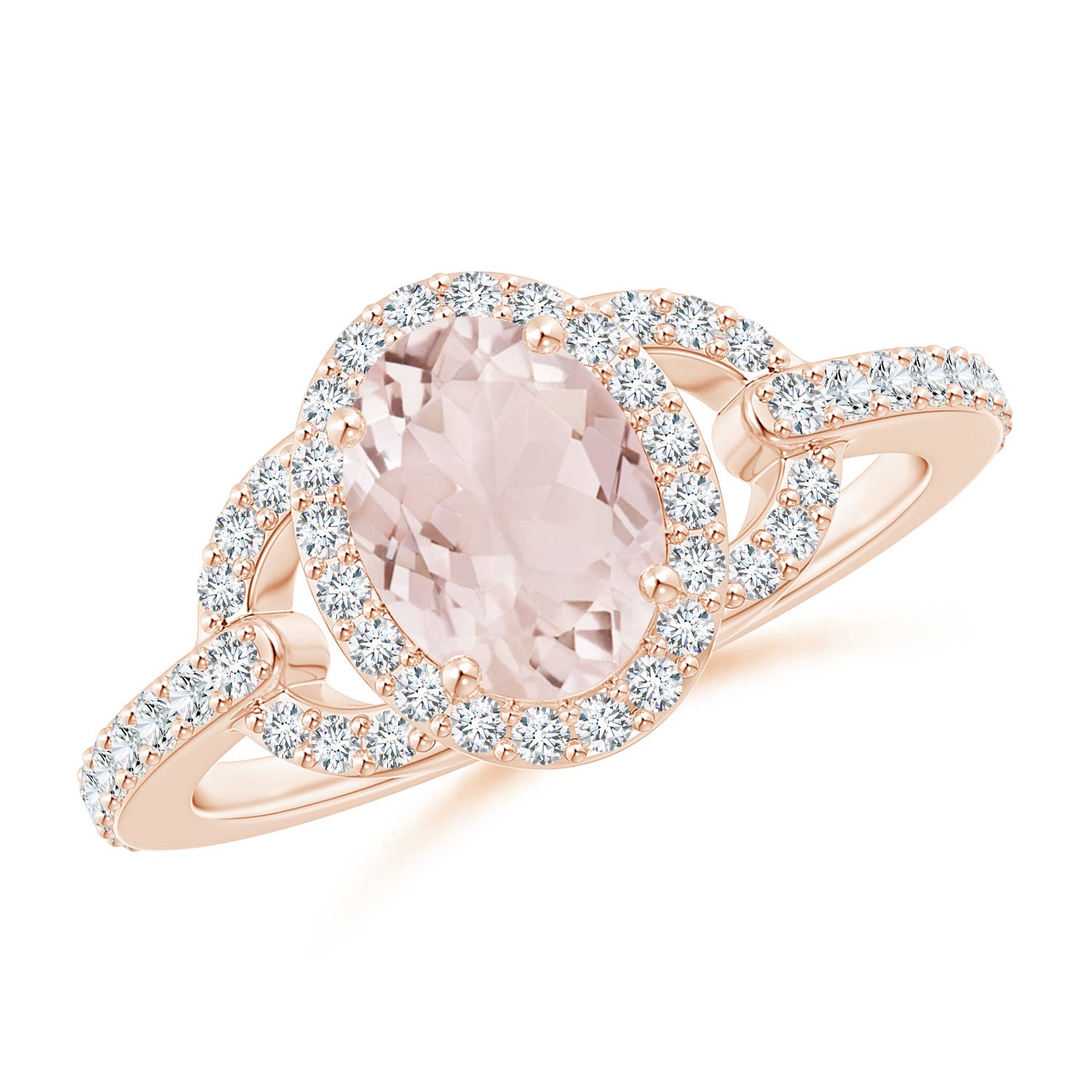 A - Morganite / 1.47 CT / 14 KT Rose Gold