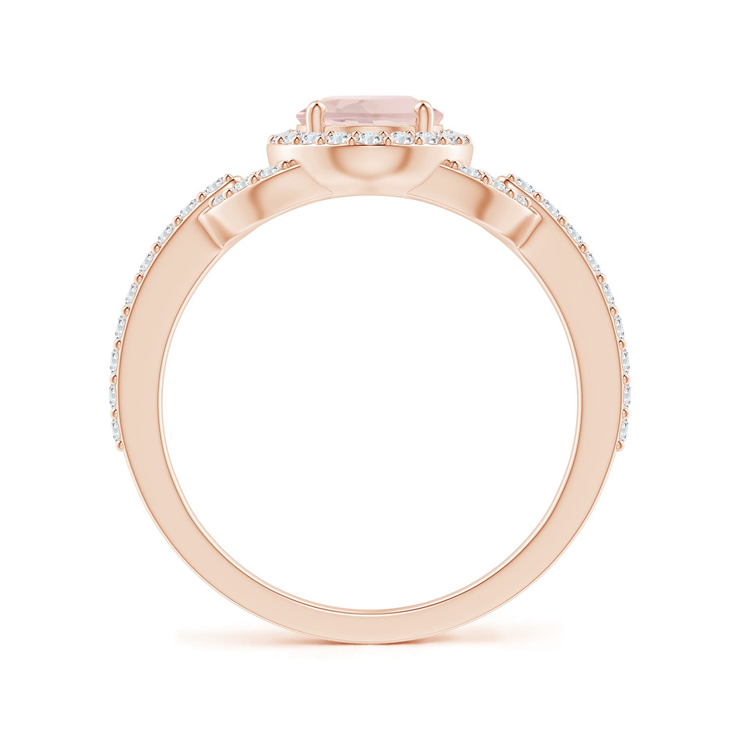 AA - Morganite / 1.47 CT / 14 KT Rose Gold