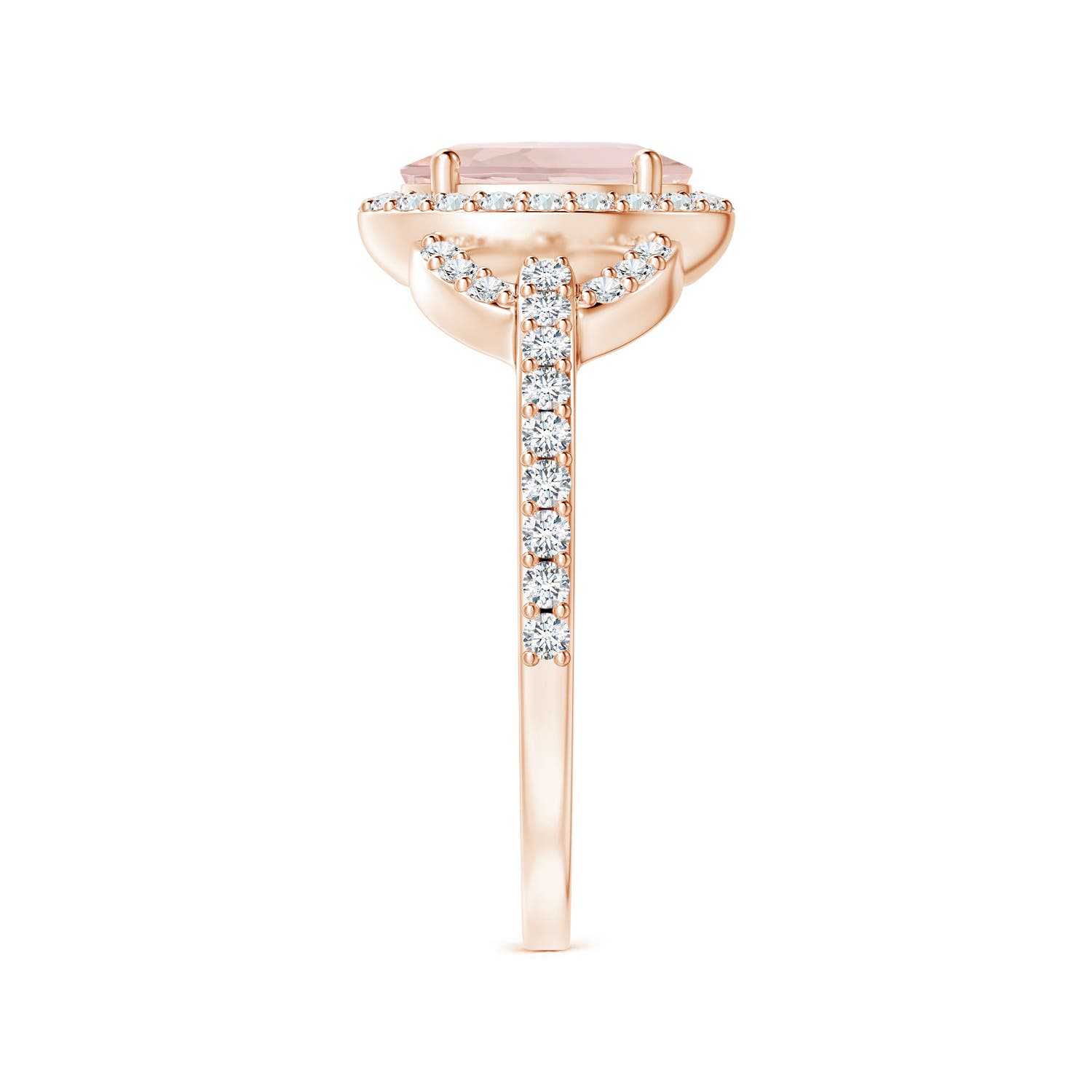 AA - Morganite / 1.47 CT / 14 KT Rose Gold