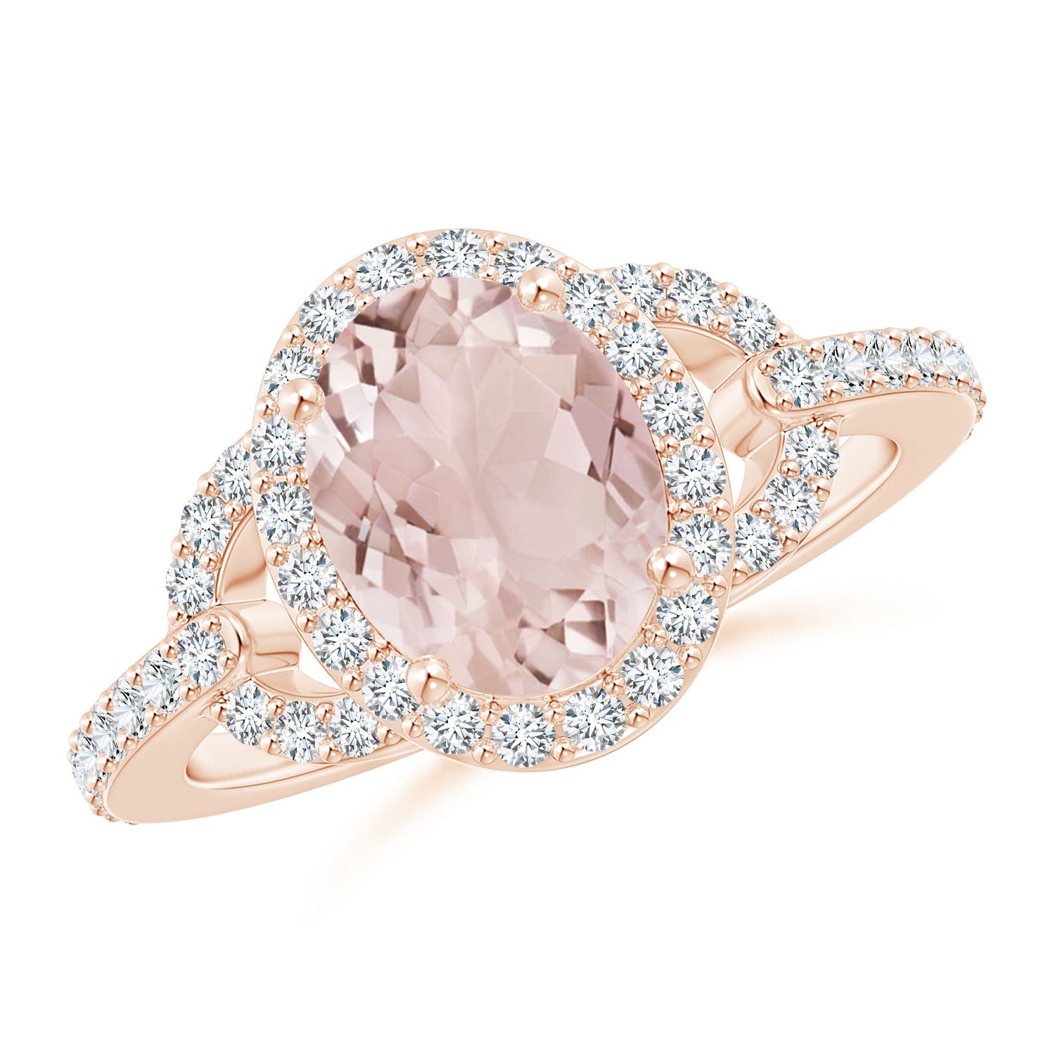 A - Morganite / 2.14 CT / 14 KT Rose Gold