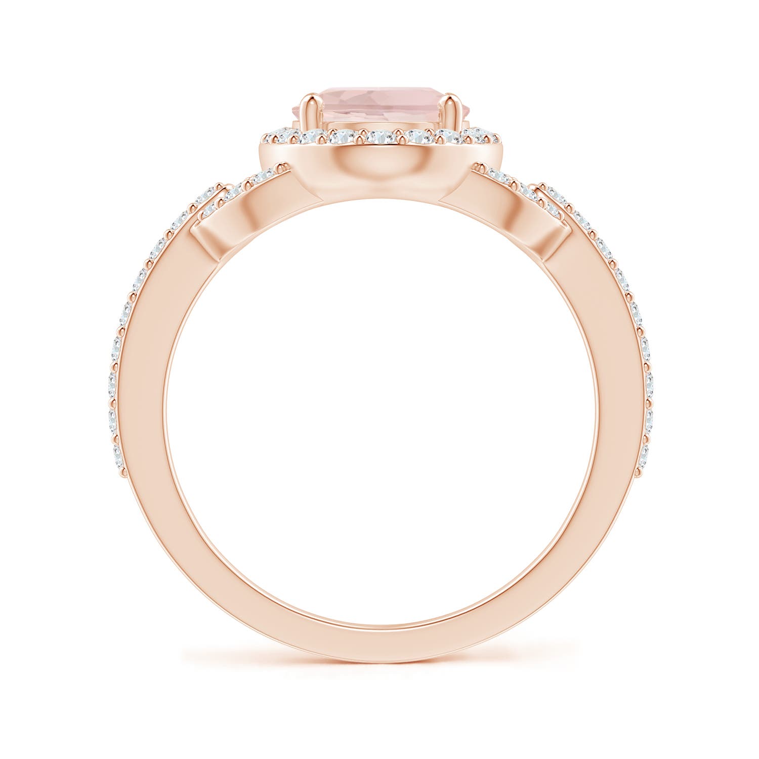 A - Morganite / 2.14 CT / 14 KT Rose Gold