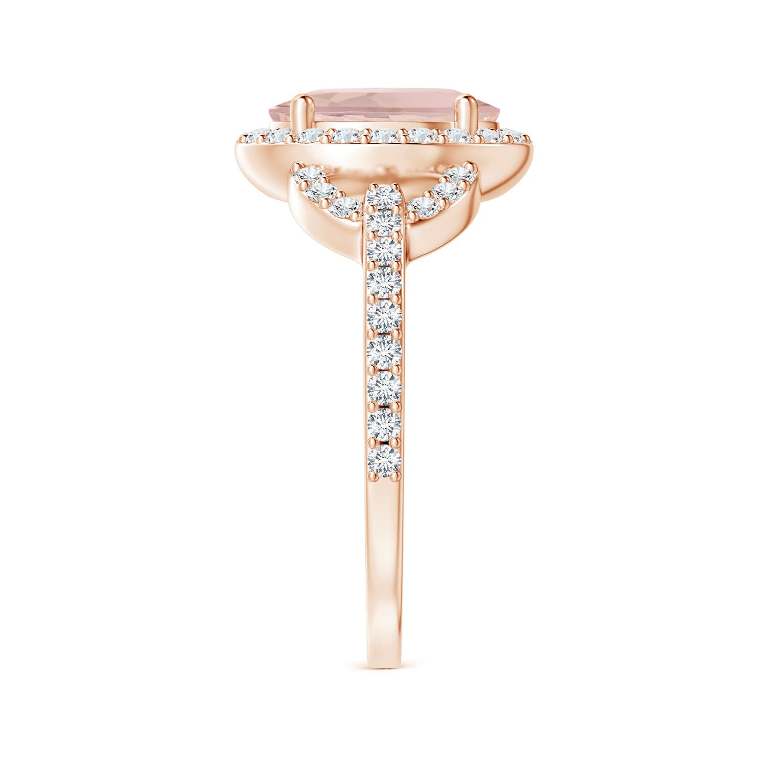 AA - Morganite / 2.14 CT / 14 KT Rose Gold