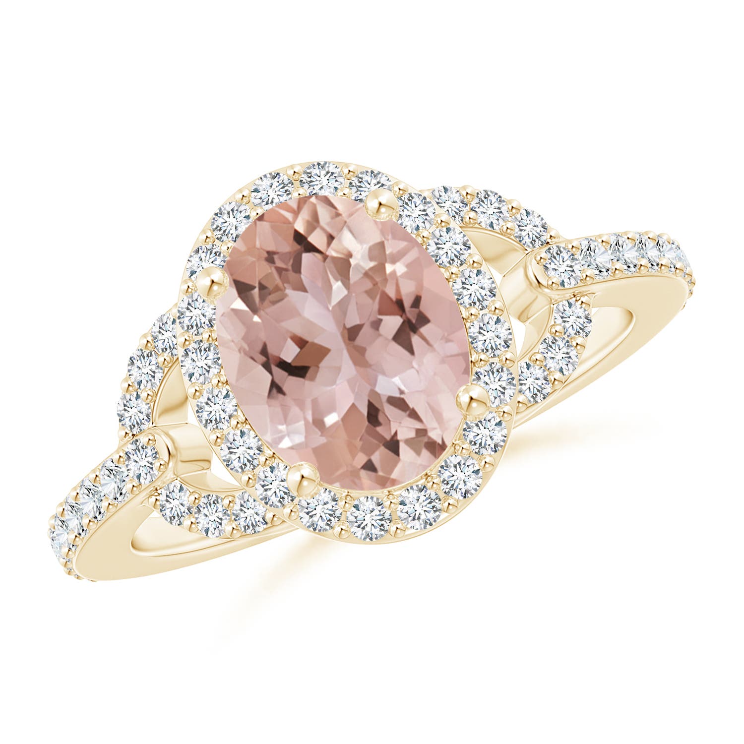 AAA - Morganite / 2.14 CT / 14 KT Yellow Gold