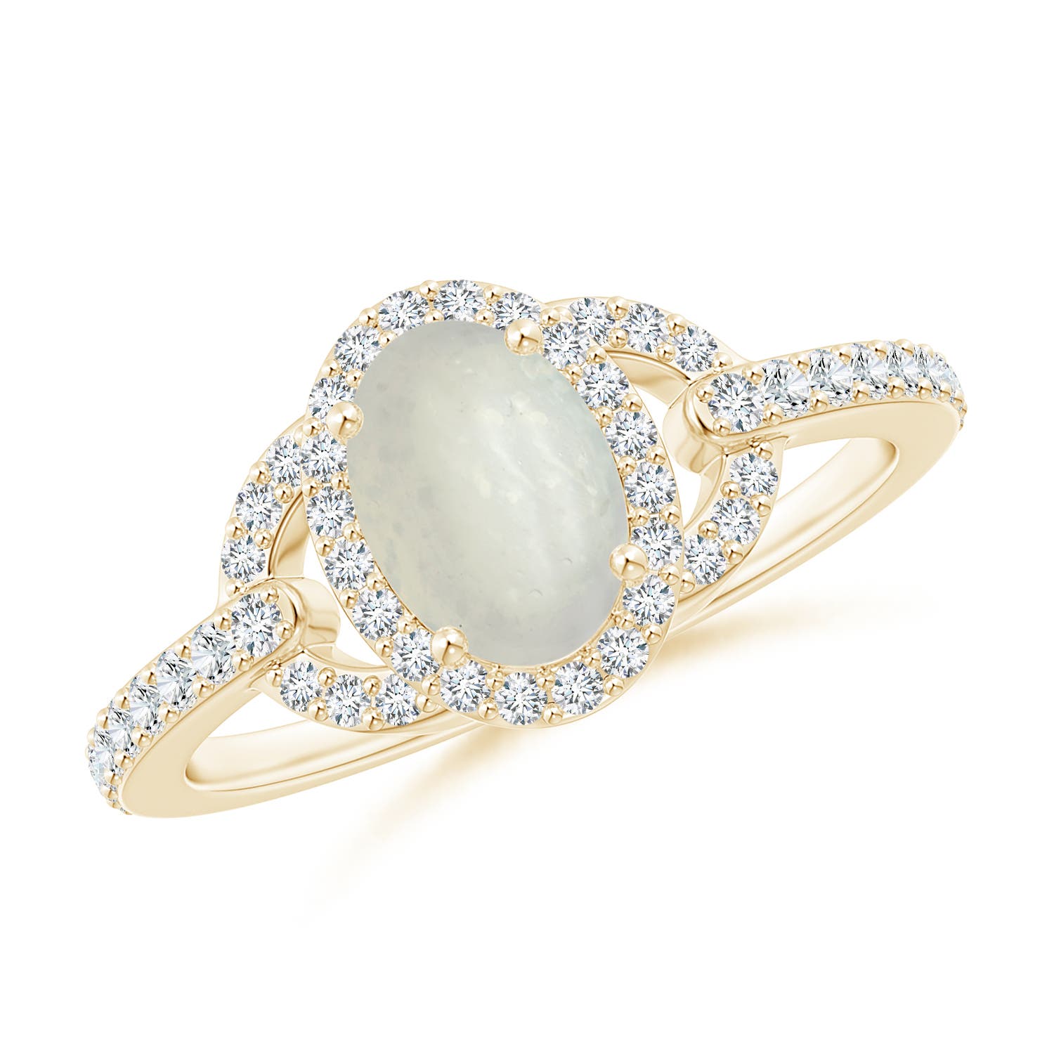 A - Moonstone / 1.02 CT / 14 KT Yellow Gold