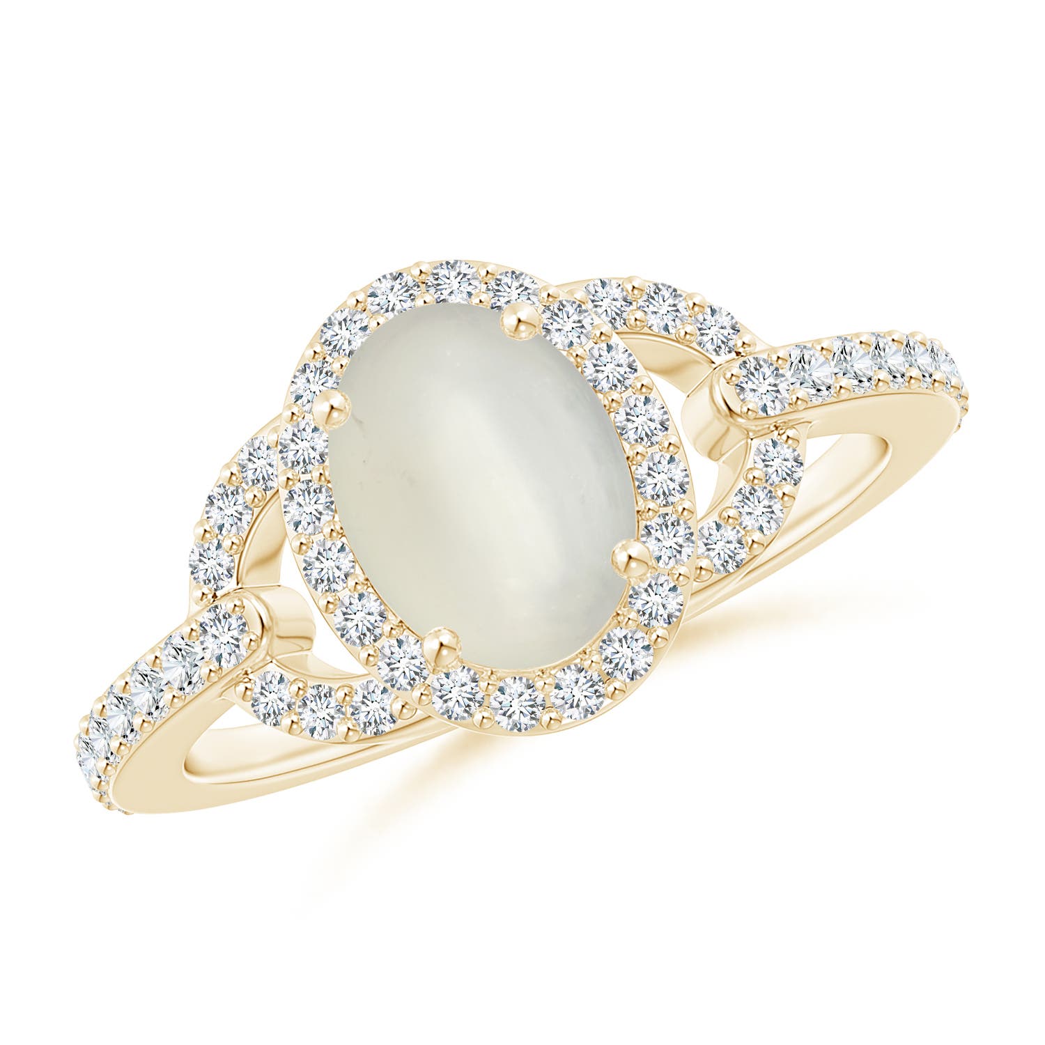 AAA - Moonstone / 1.47 CT / 14 KT Yellow Gold