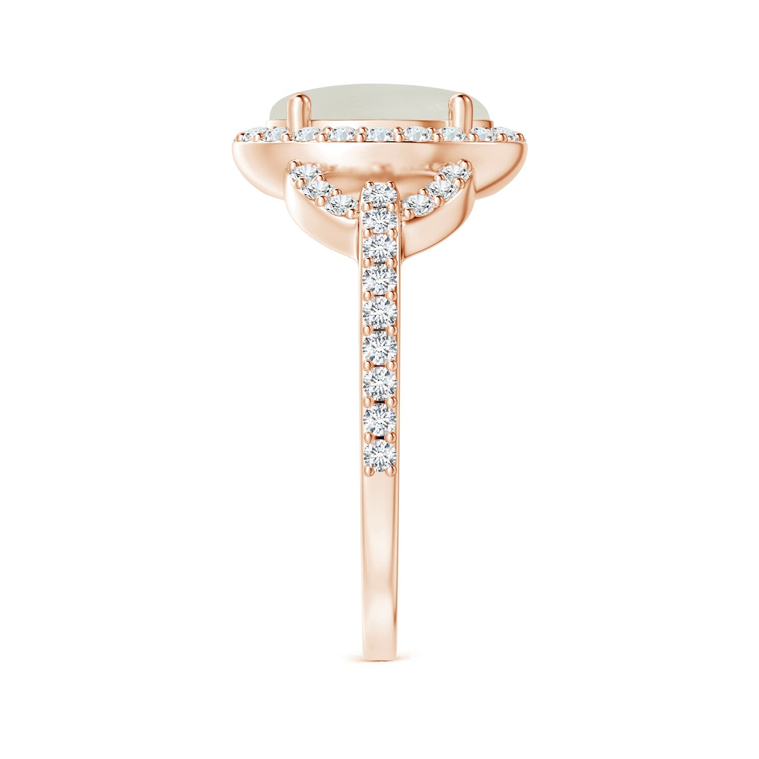 AAA - Moonstone / 2.19 CT / 14 KT Rose Gold