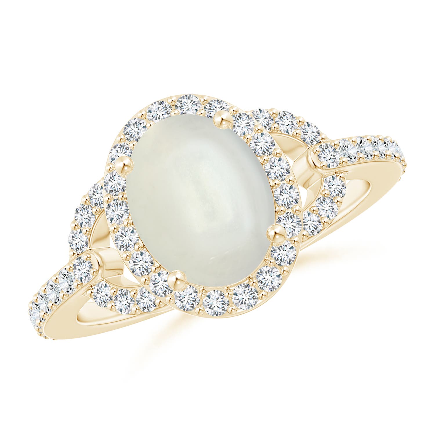 AAAA - Moonstone / 2.19 CT / 14 KT Yellow Gold