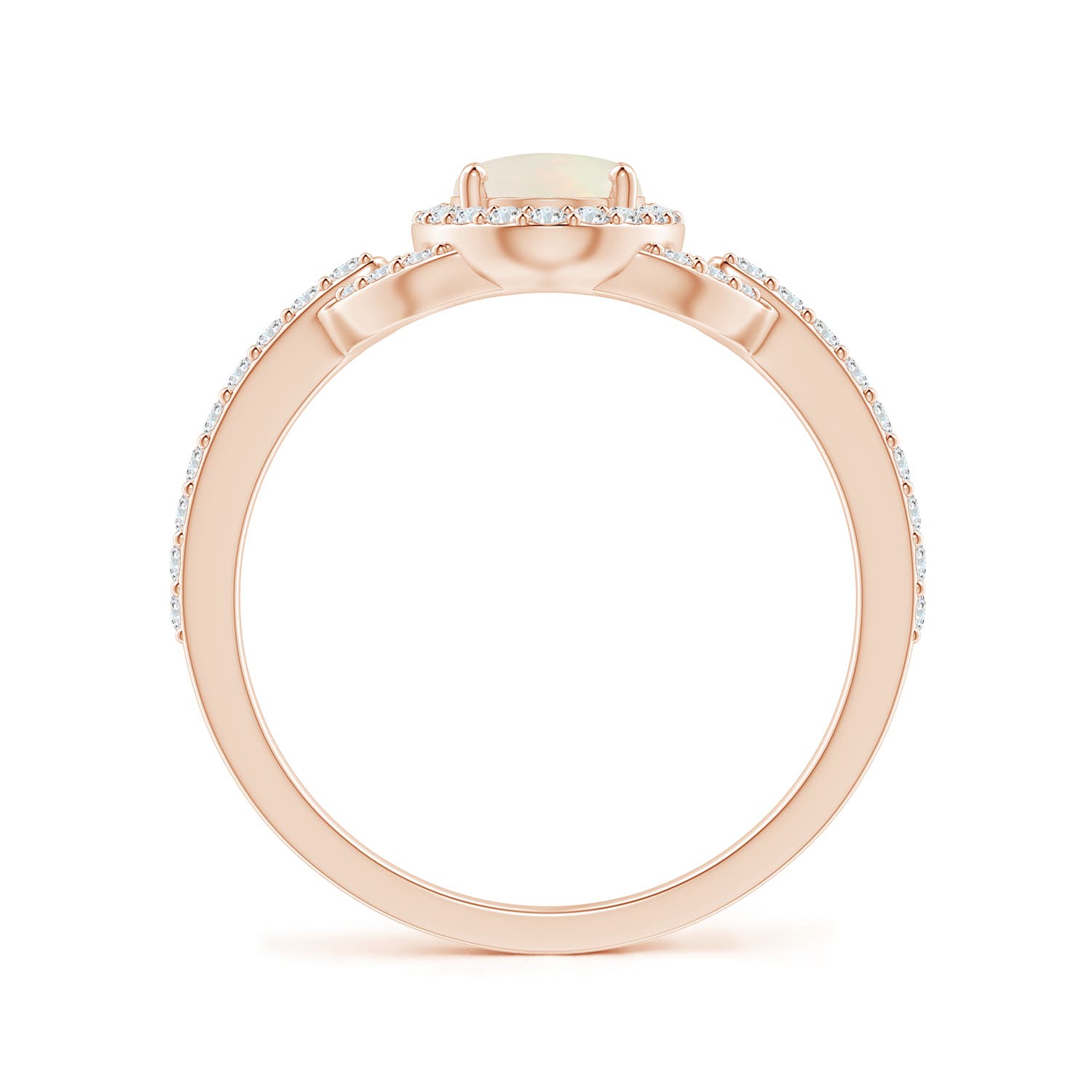 A - Opal / 0.79 CT / 14 KT Rose Gold