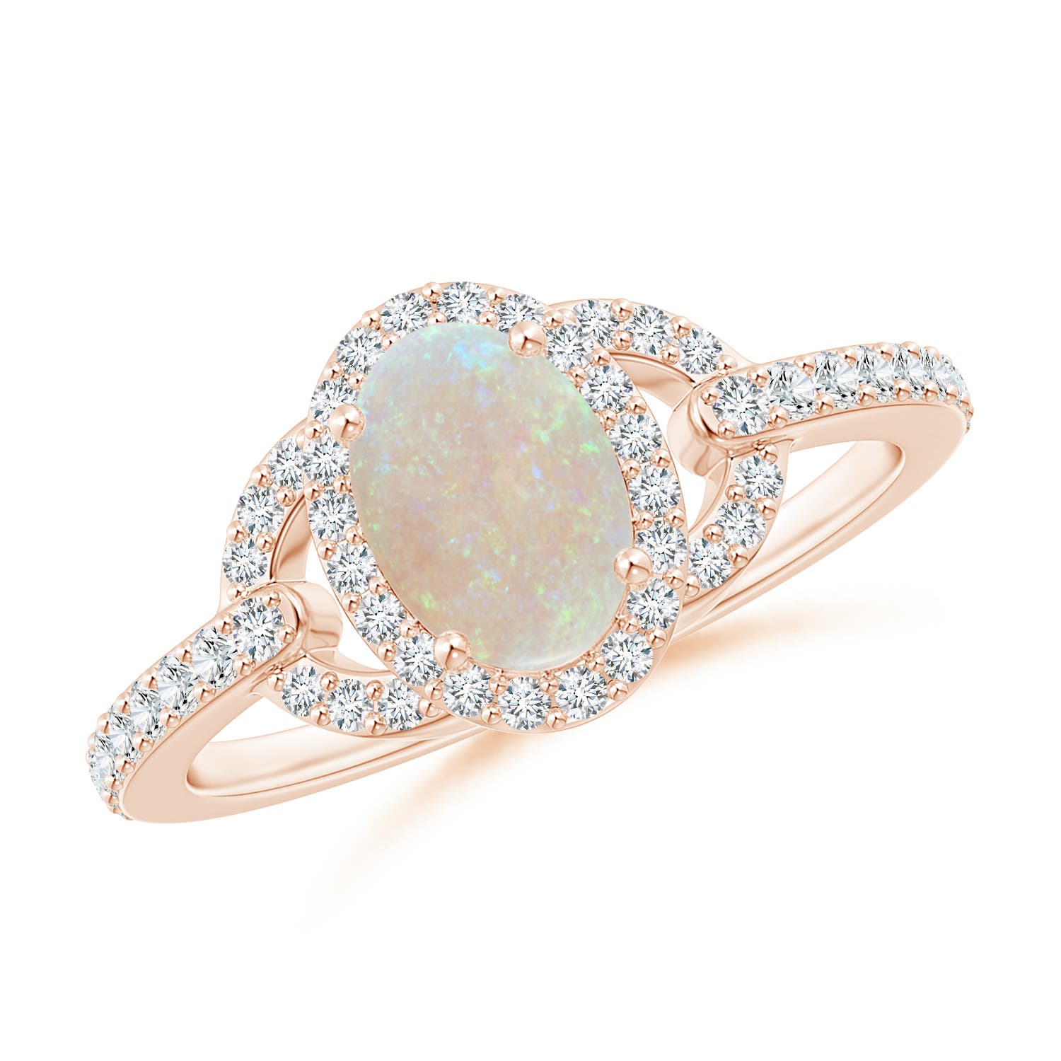 AA - Opal / 0.79 CT / 14 KT Rose Gold