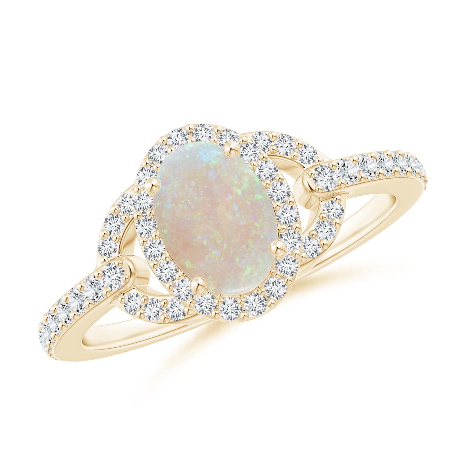 AA - Opal / 0.79 CT / 14 KT Yellow Gold