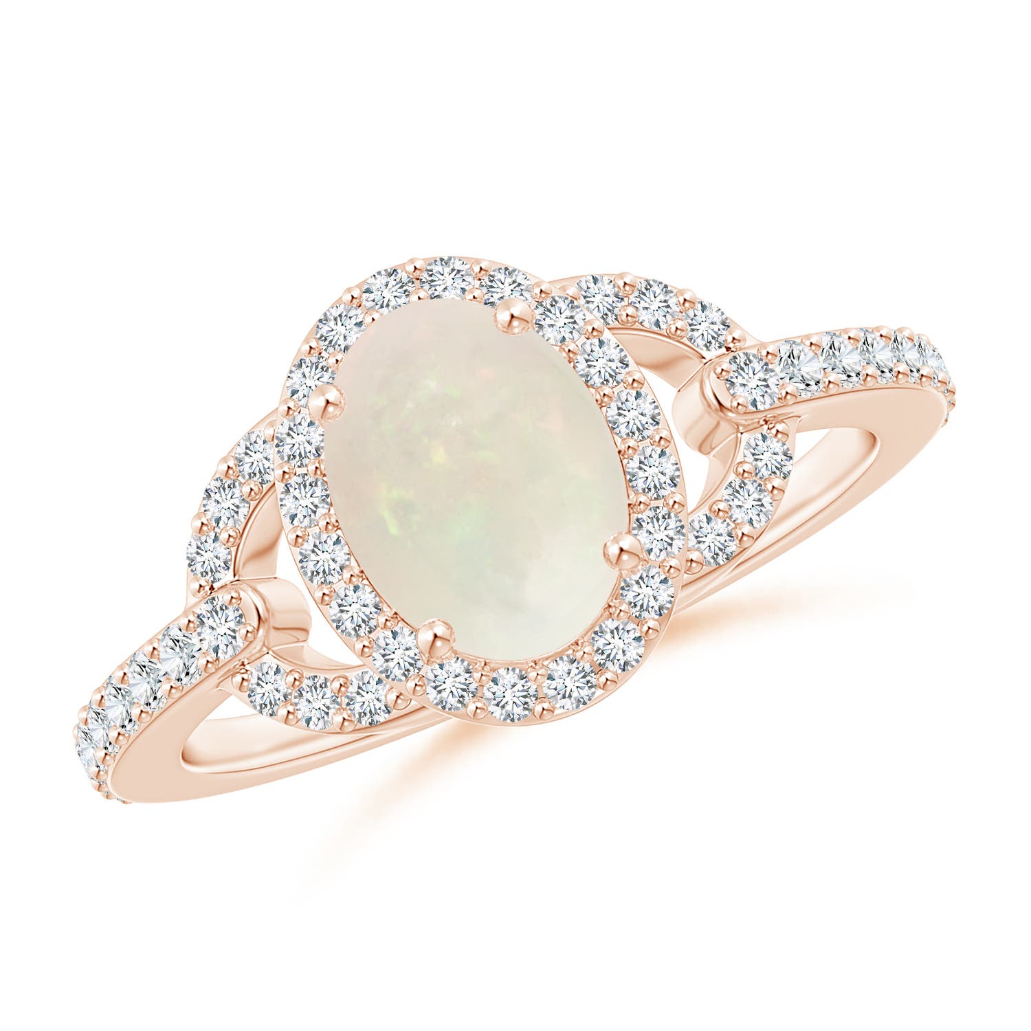 A - Opal / 1.17 CT / 14 KT Rose Gold