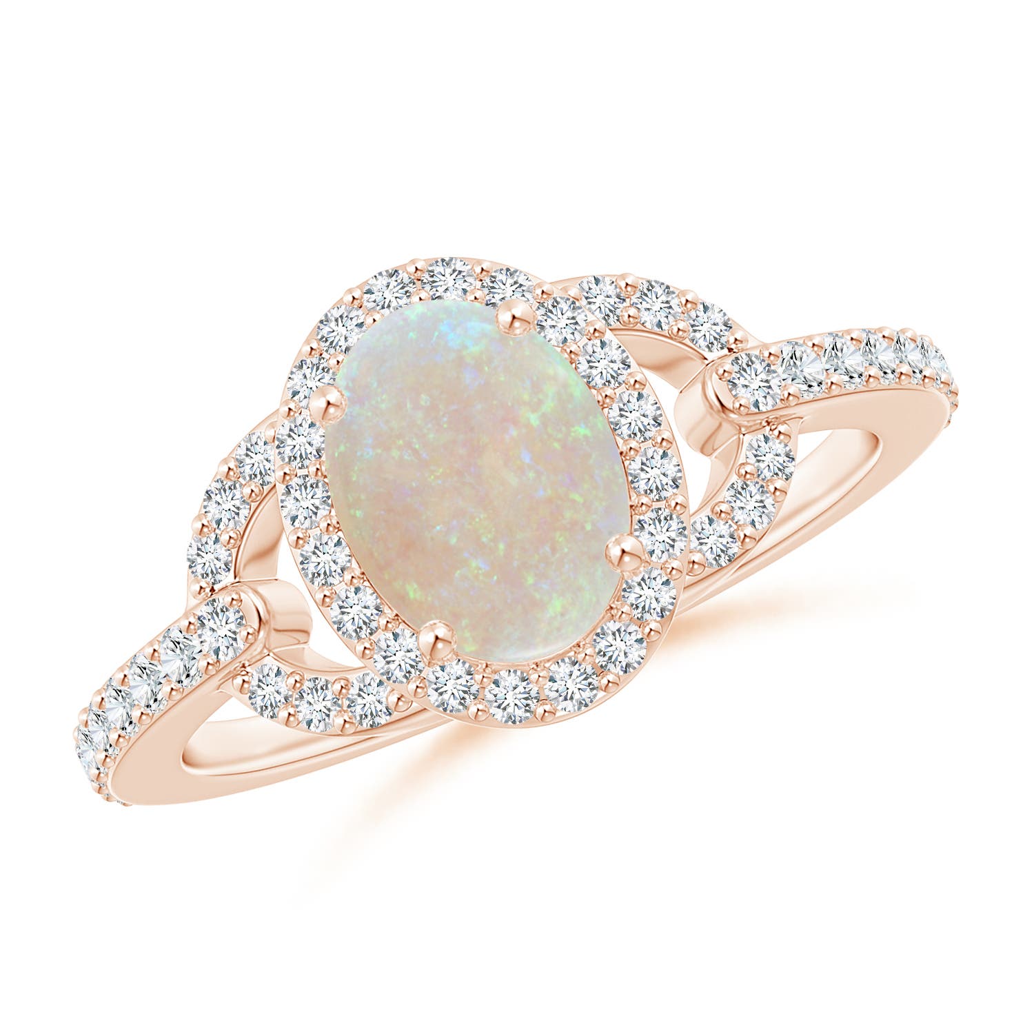 AA - Opal / 1.17 CT / 14 KT Rose Gold