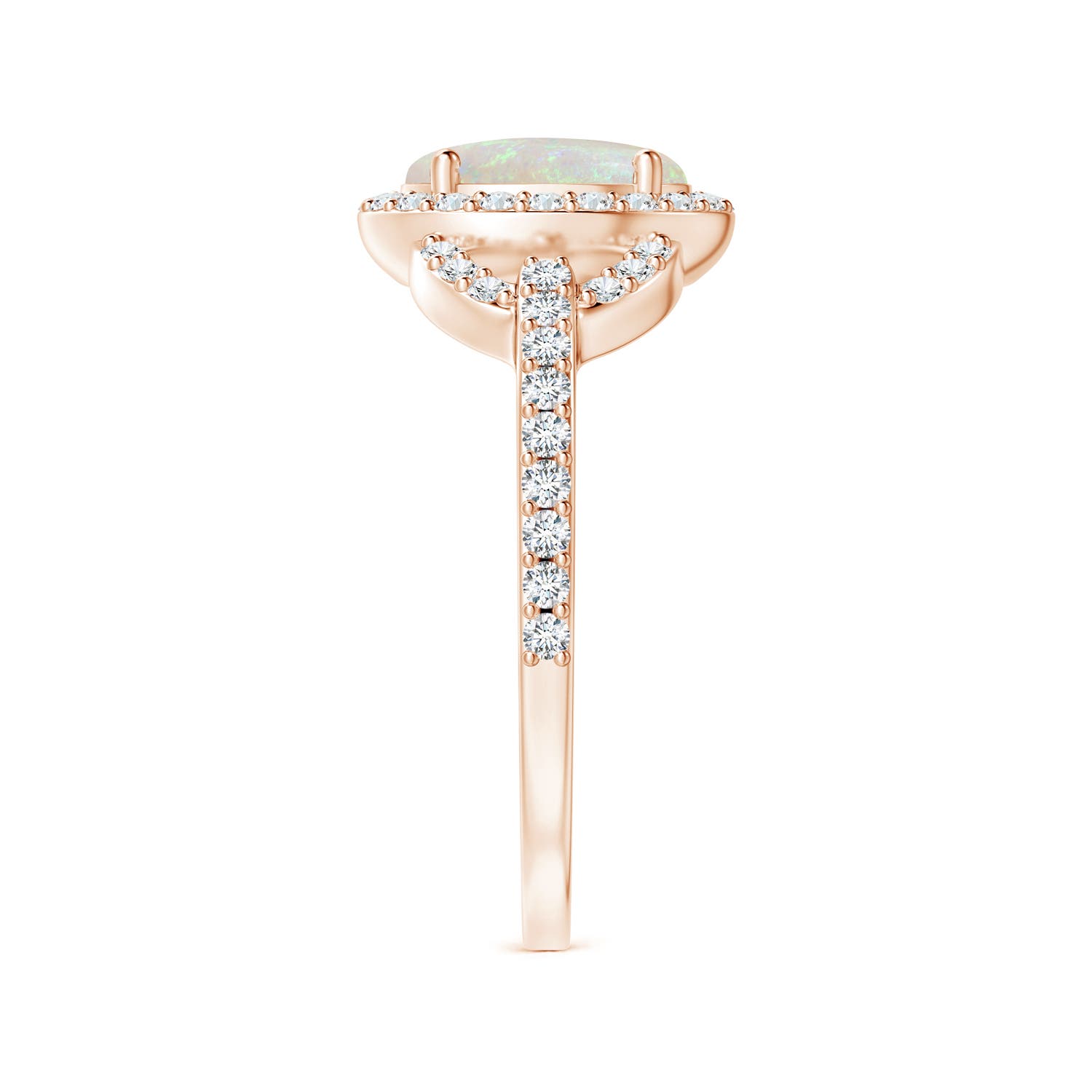 AA - Opal / 1.17 CT / 14 KT Rose Gold