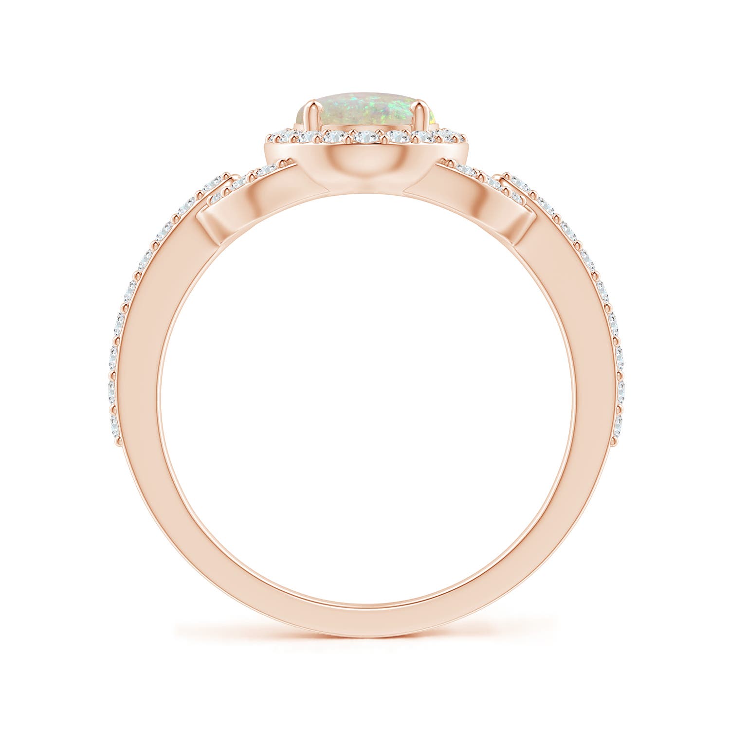 AAA - Opal / 1.17 CT / 14 KT Rose Gold