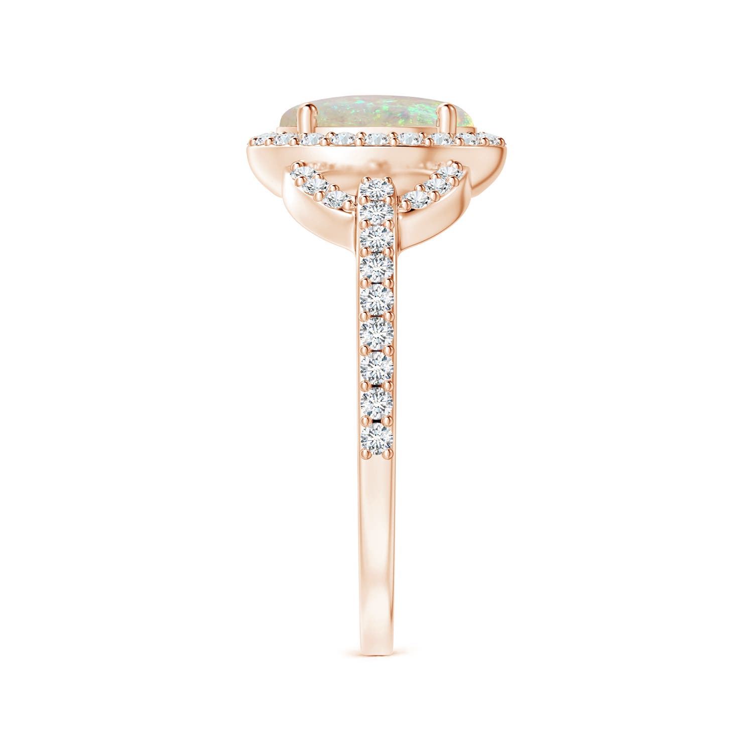 AAA - Opal / 1.17 CT / 14 KT Rose Gold