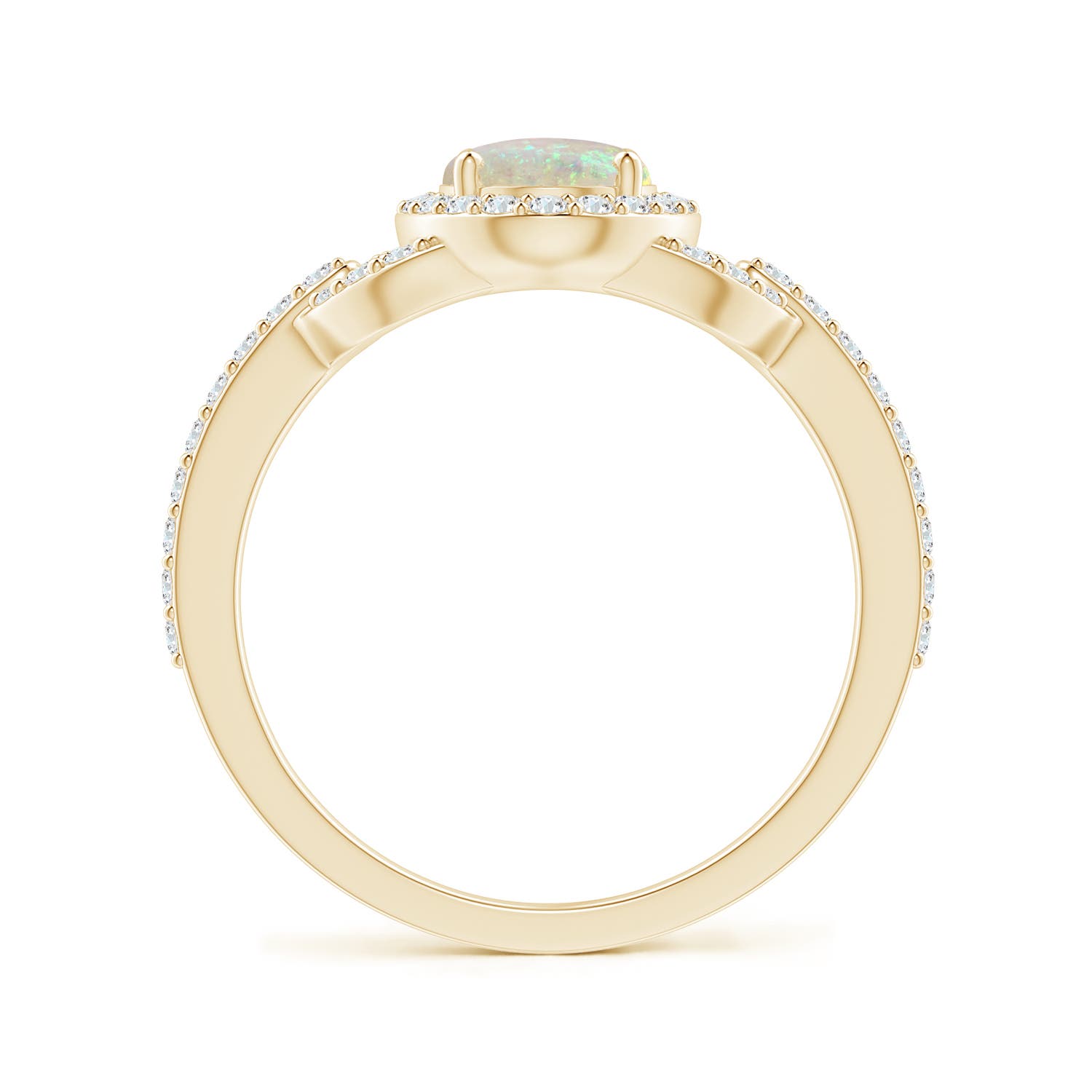 AAA - Opal / 1.17 CT / 14 KT Yellow Gold