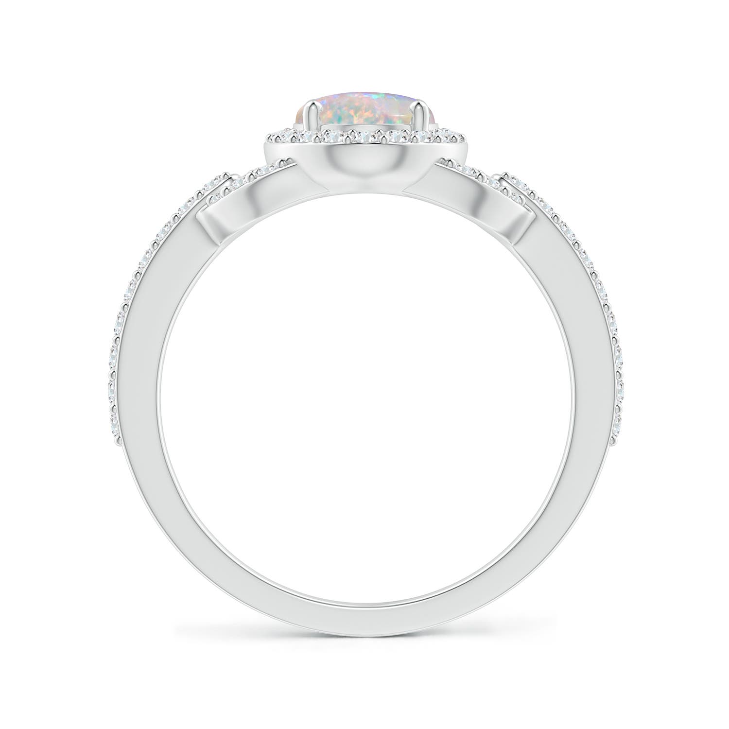 AAAA - Opal / 1.17 CT / 14 KT White Gold